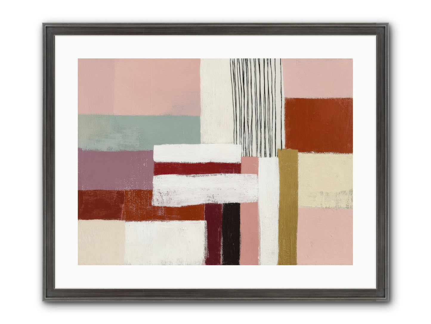 Radiant Acre Framed Print - Slimwoods Black/Silver 24x18