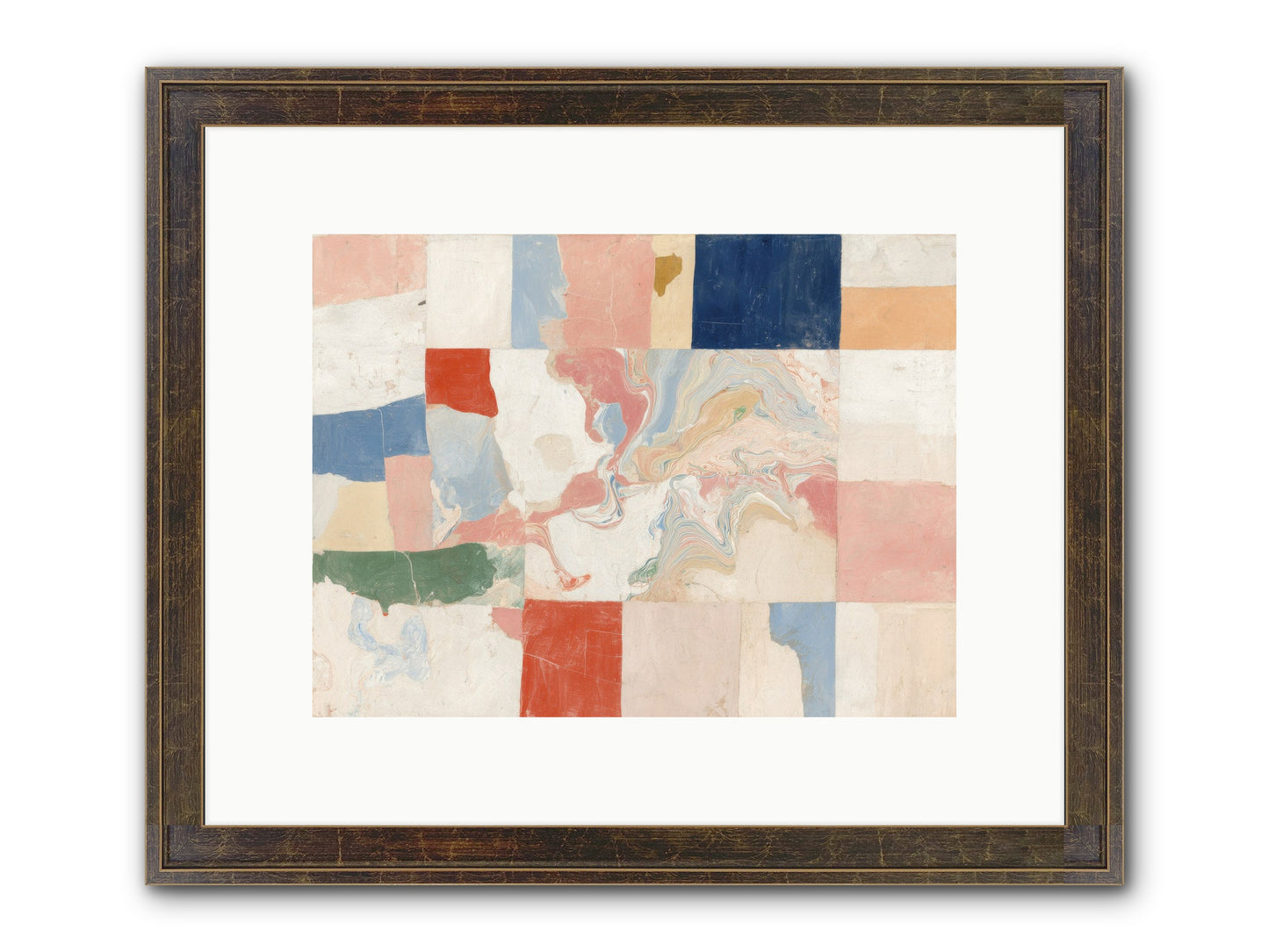 Radiant Flux Framed Print - Slimwoods Black/Gold 12x9