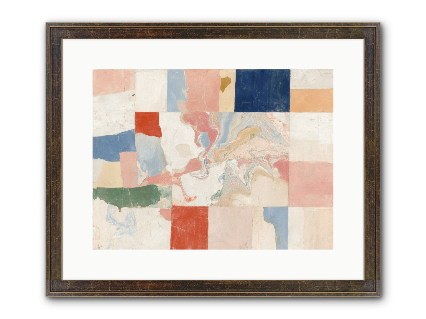 Radiant Flux Framed Print - Slimwoods Black/Gold 16x12