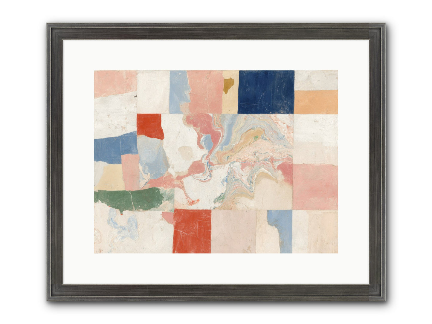Radiant Flux Framed Print - Slimwoods Black/Silver 16x12