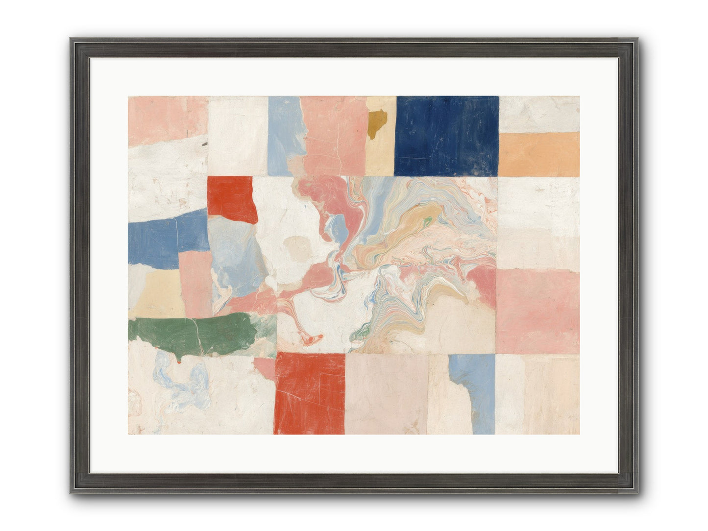 Radiant Flux Framed Print - Slimwoods Black/Silver 24x18