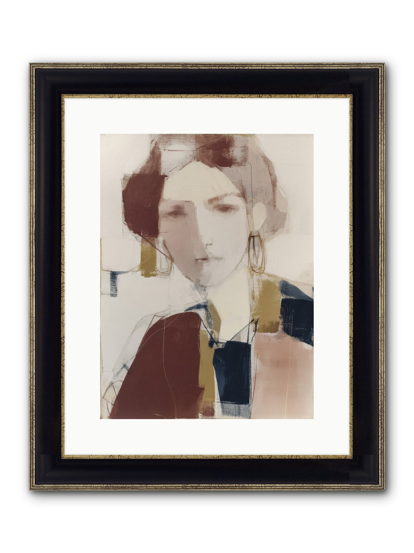 Radiant Secrets Framed Print - Black & Gold 12x16