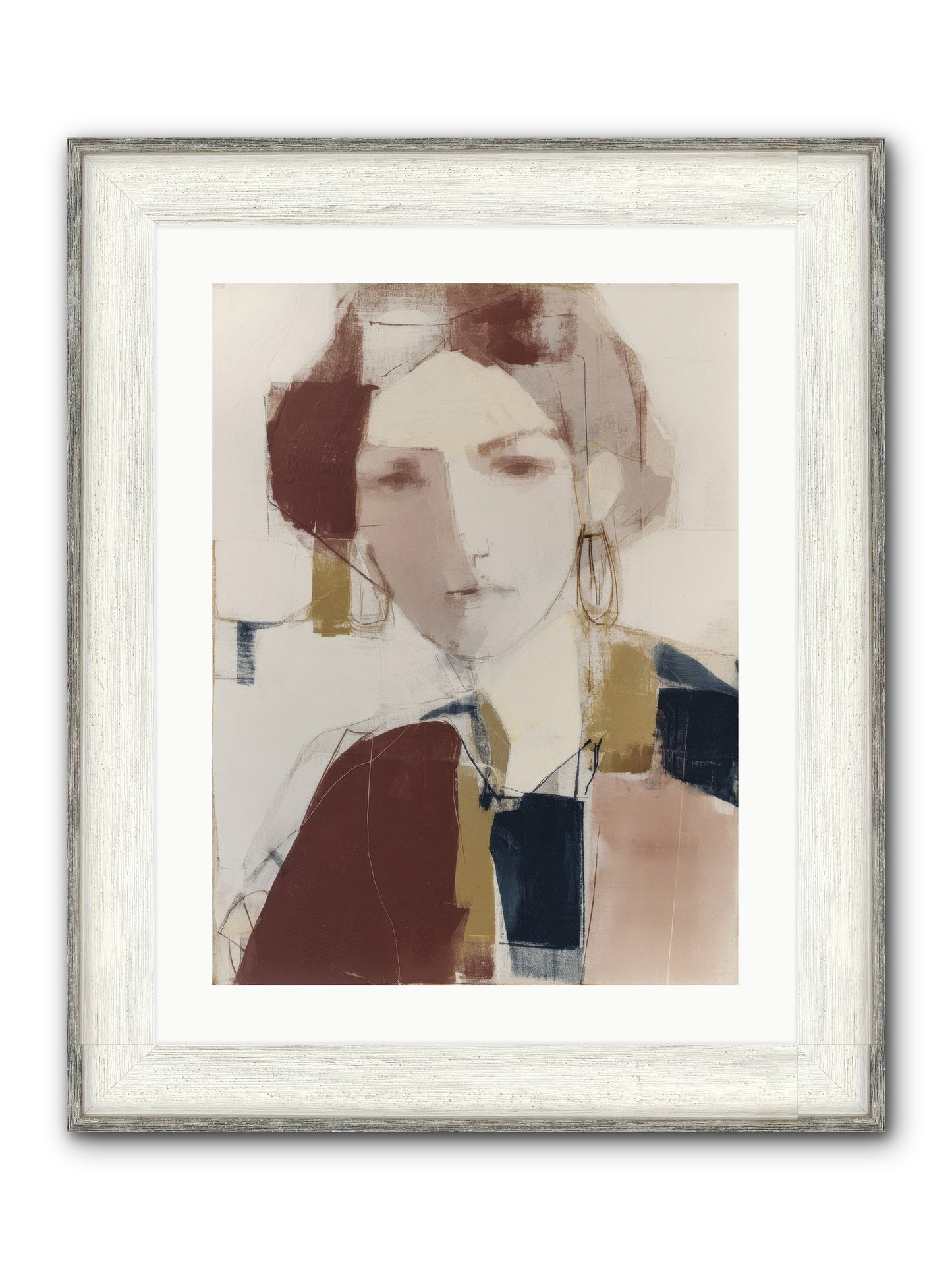 Radiant Secrets Framed Print - Driftwood White 18x24