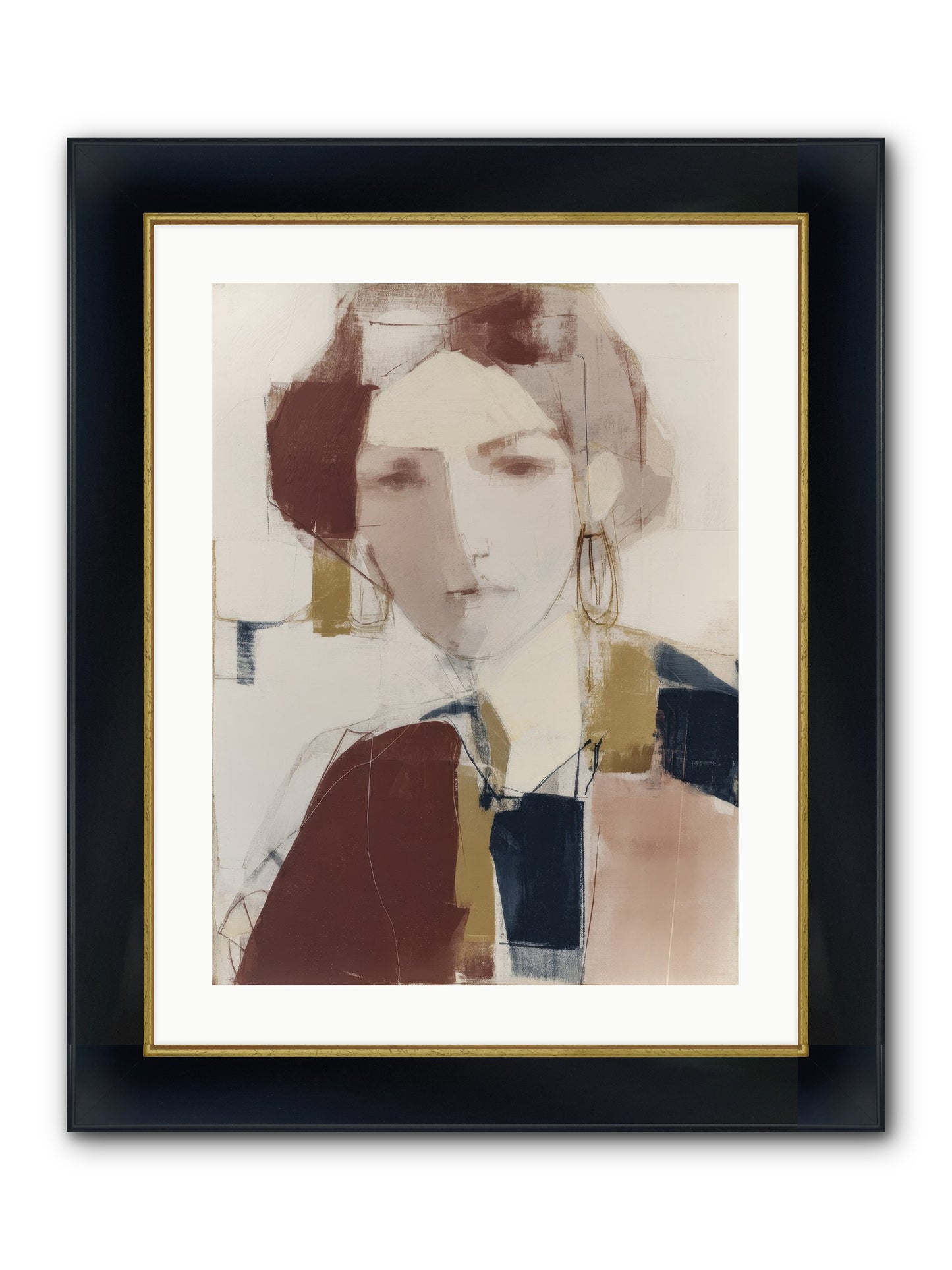 Radiant Secrets Framed Print - Wide Black w/Gold 18x24