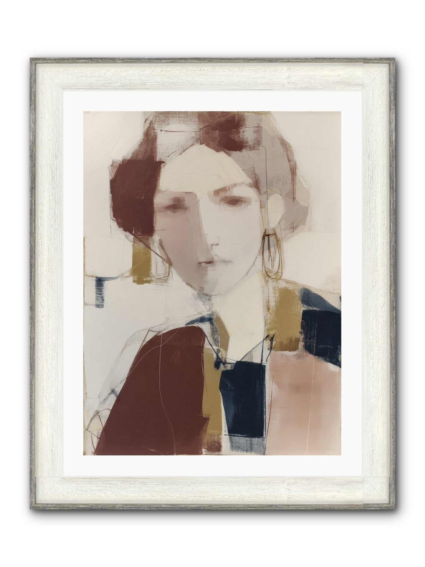 Radiant Secrets Framed Print - Driftwood White 24x32