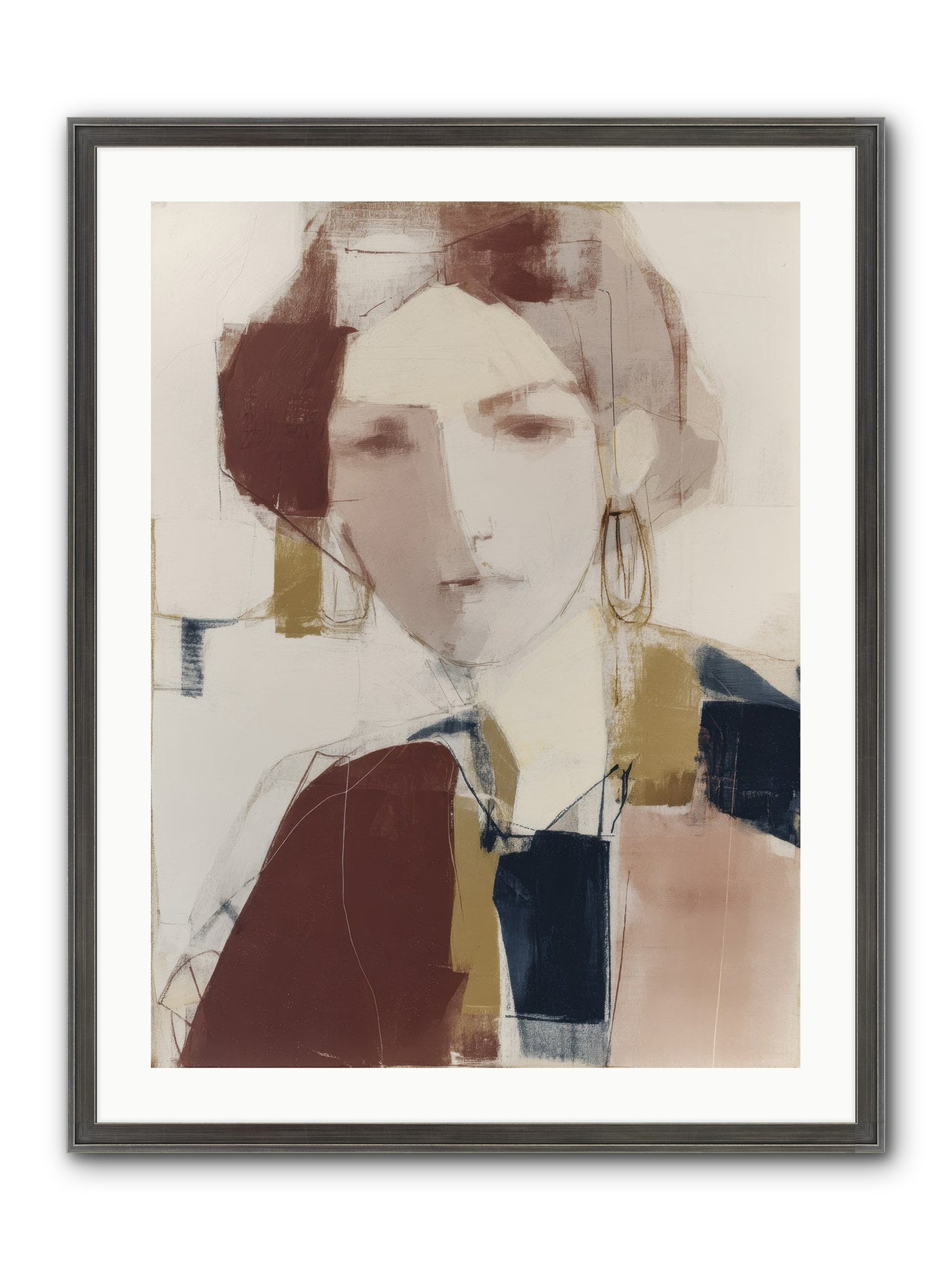Radiant Secrets Framed Print - Slimwoods Black/Silver 24x32