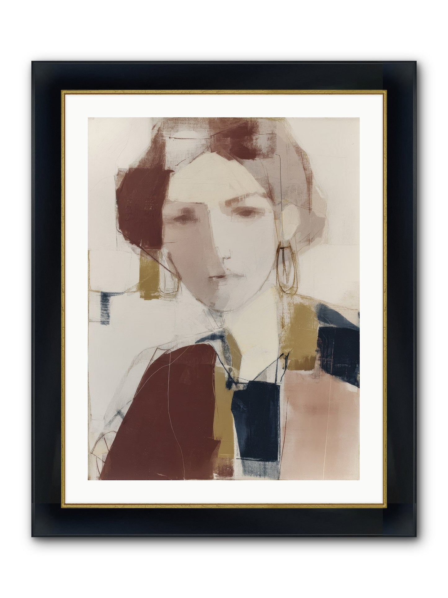 Radiant Secrets Framed Print - Wide Black w/Gold 24x32
