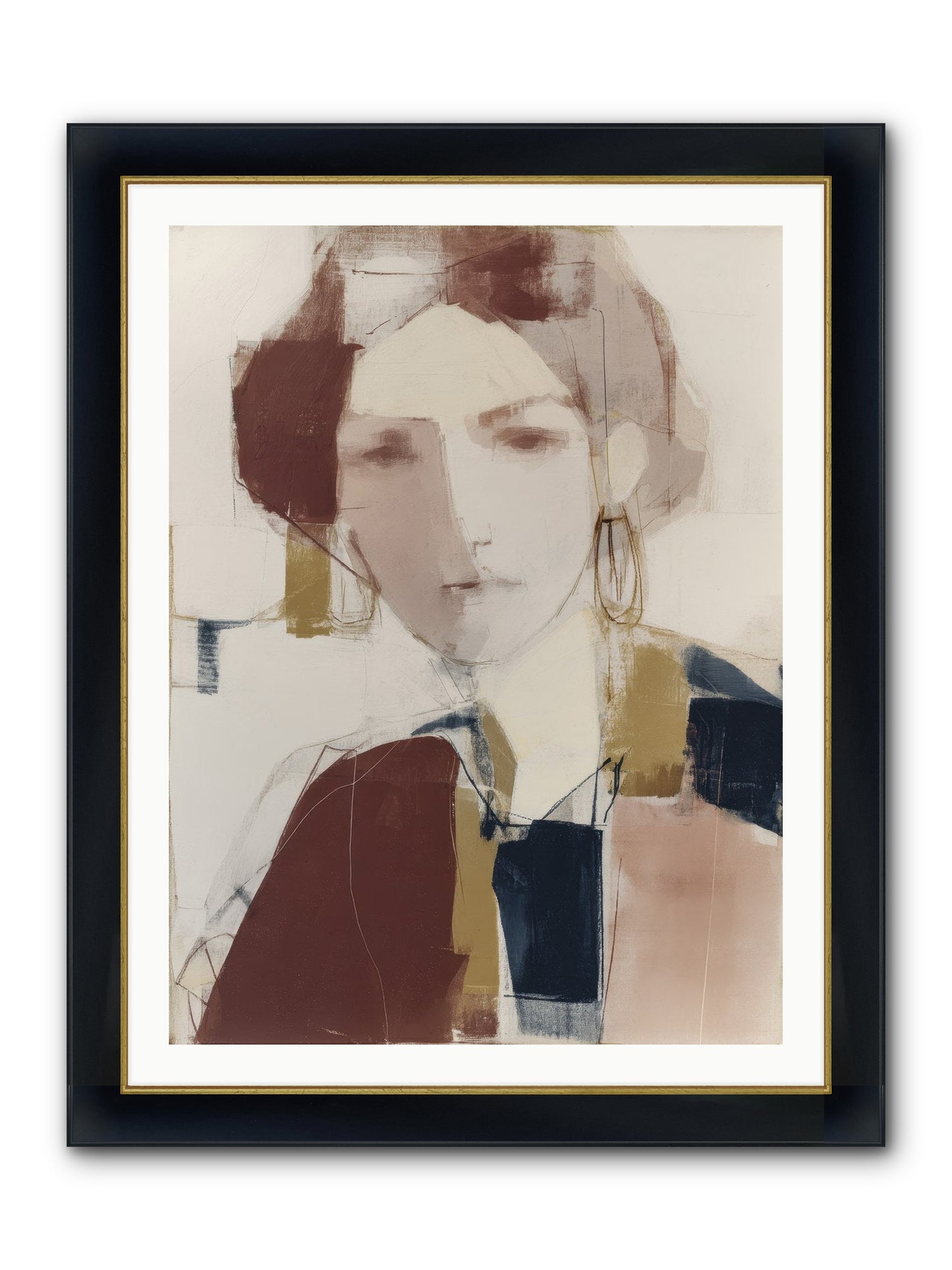 Radiant Secrets Framed Print - Wide Black w/Gold 30x40
