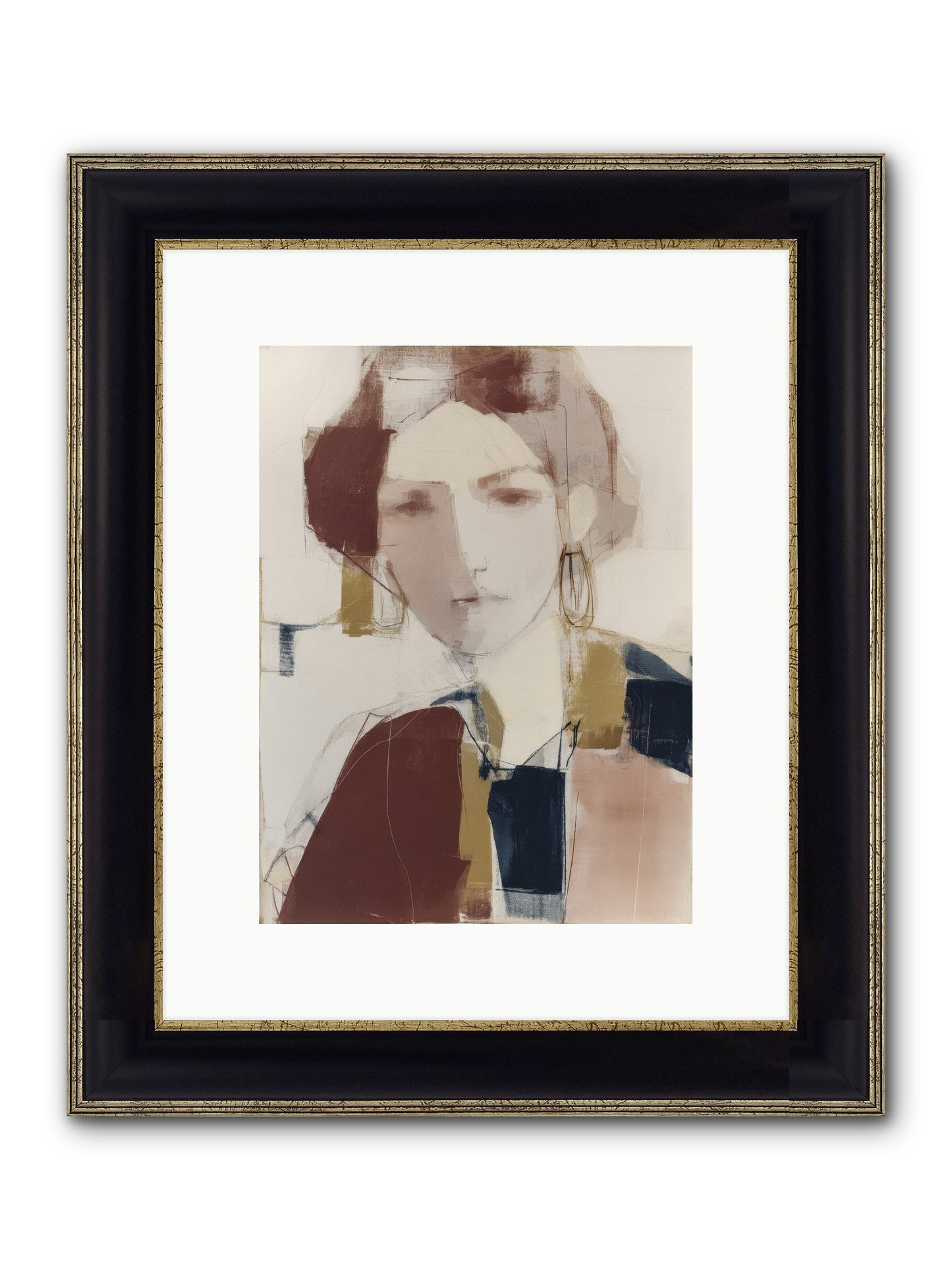 Radiant Secrets Framed Print - Black & Gold 9x12