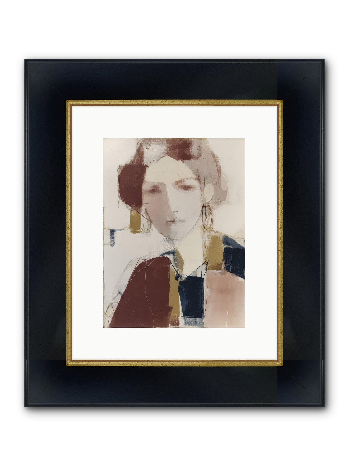 Radiant Secrets Framed Print - Wide Black w/Gold 9x12