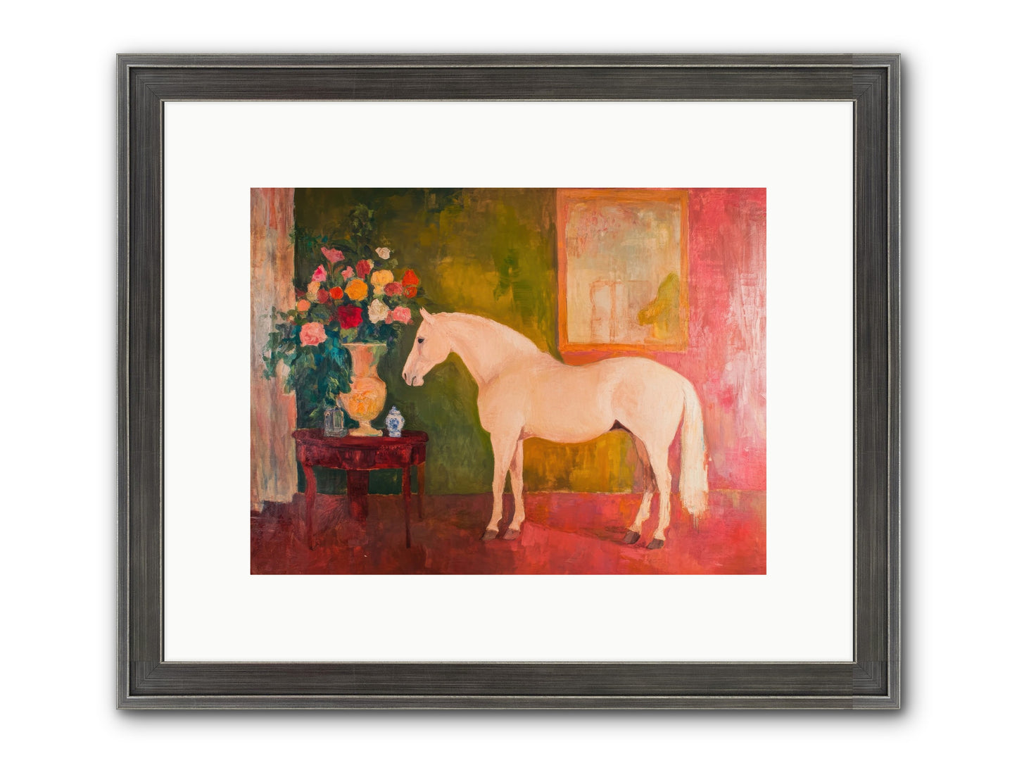 Rain Dancer Framed Print - Slimwoods Black/Silver 12x9