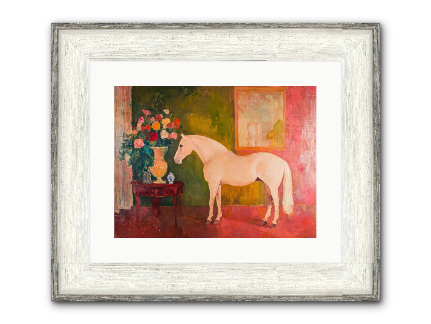 Rain Dancer Framed Print - Driftwood White 16x12