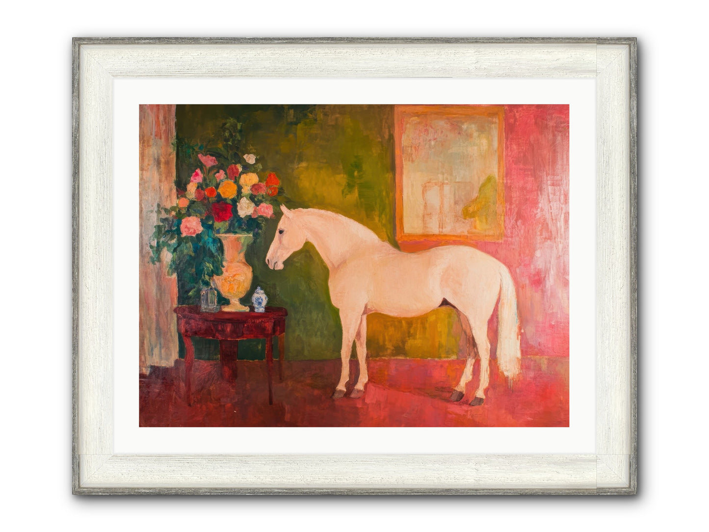 Rain Dancer Framed Print - Driftwood White 32x24