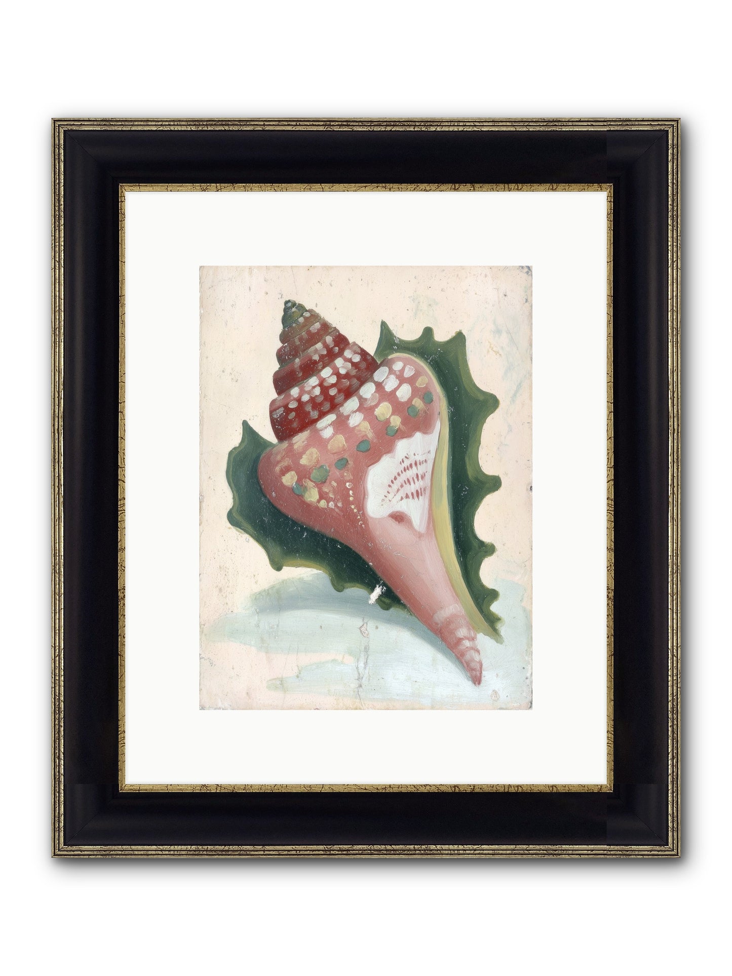 Rainbow's Home Framed Print - Black & Gold 9x12