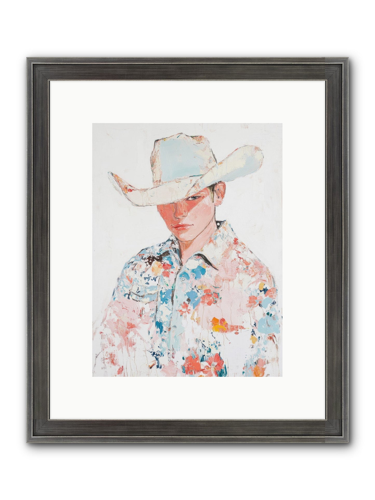 Ranch Hand Framed Print - Slimwoods Black/Silver 9x12