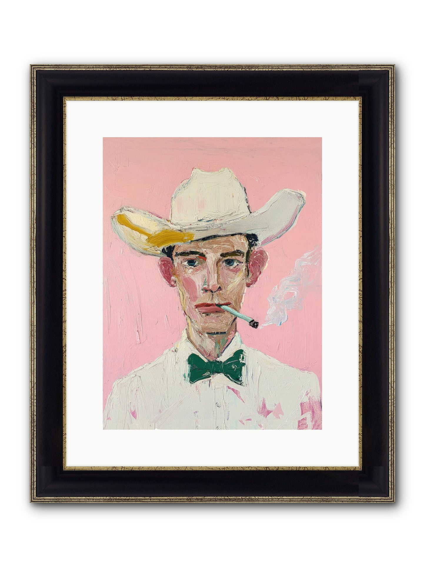 Ranch Royalty Framed Print - Black & Gold 12x16