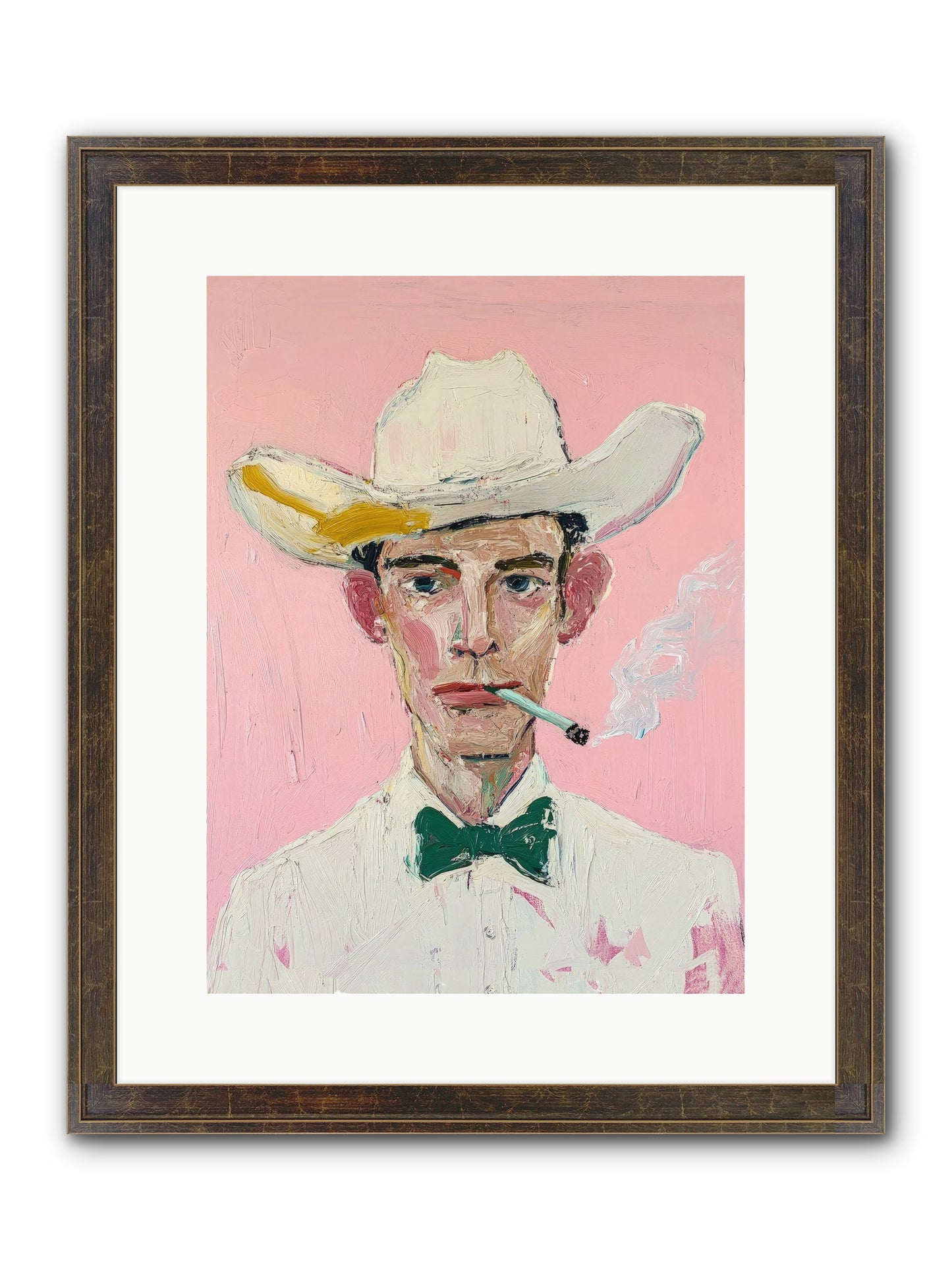 Ranch Royalty Framed Print - Slimwoods Black/Gold 12x16