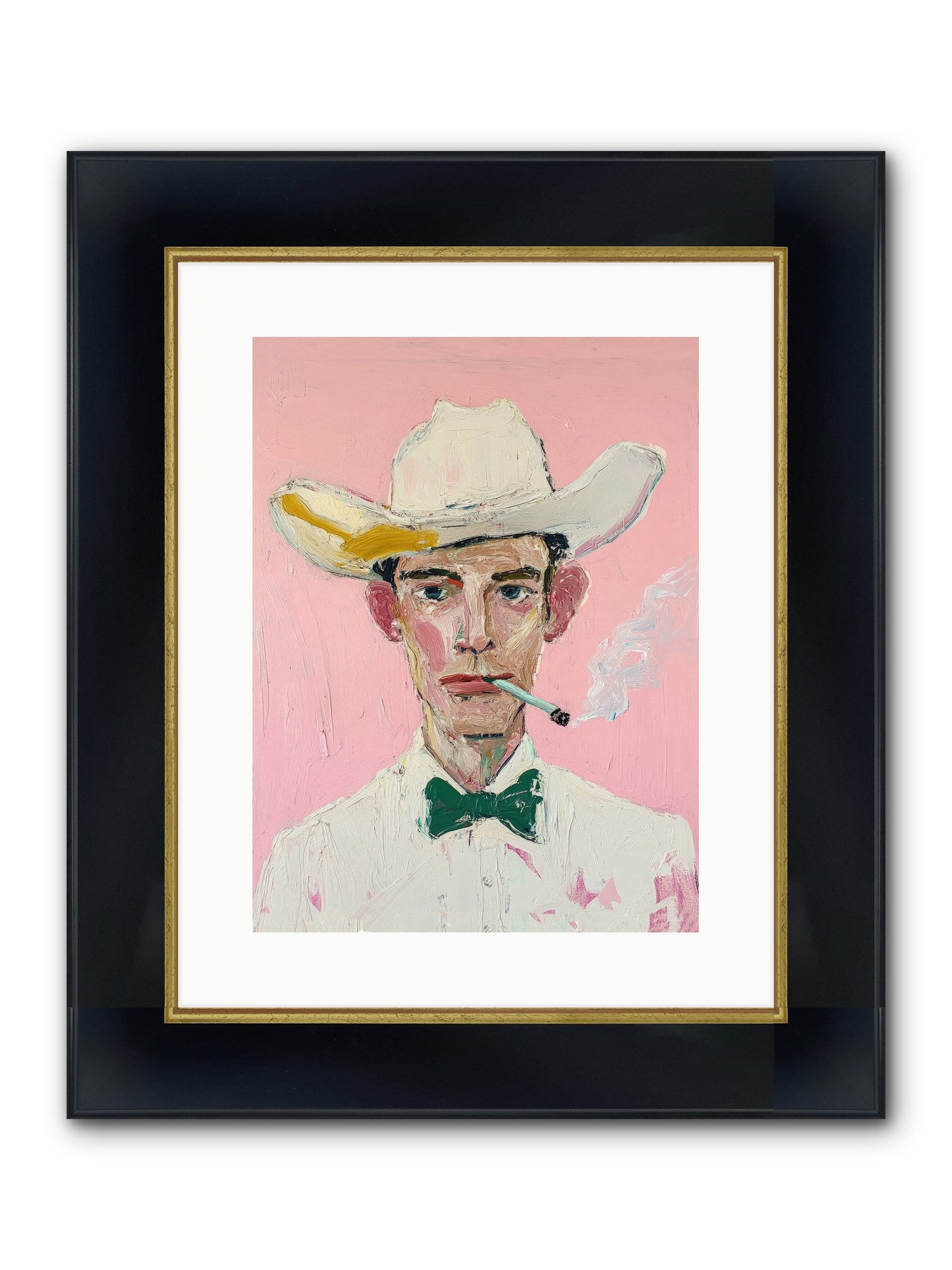 Ranch Royalty Framed Print - Wide Black w/Gold 12x16