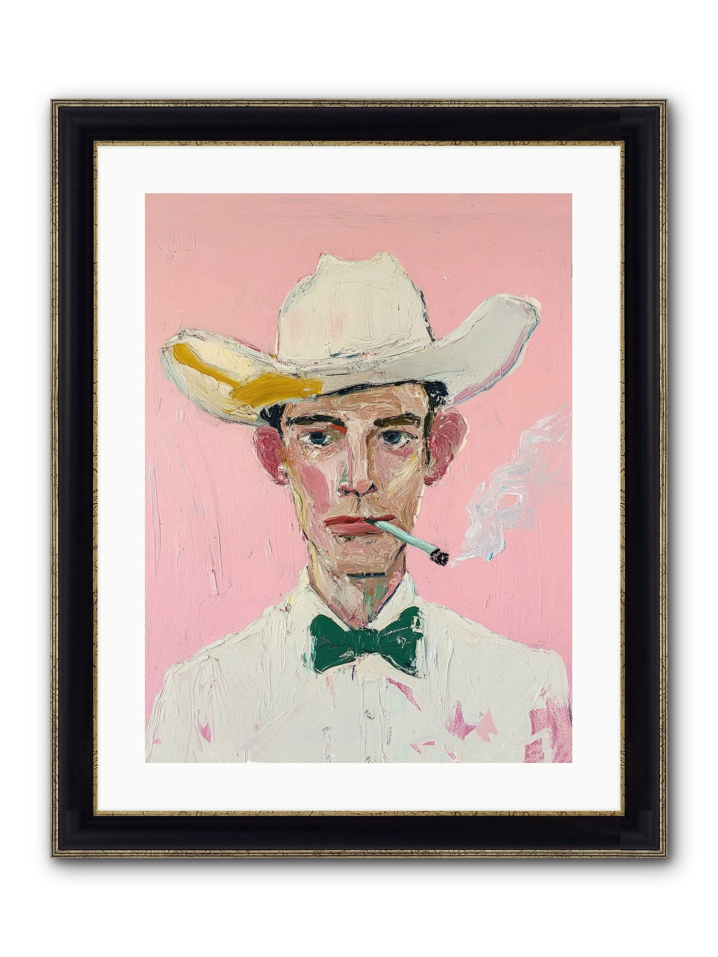 Ranch Royalty Framed Print - Black & Gold 18x24