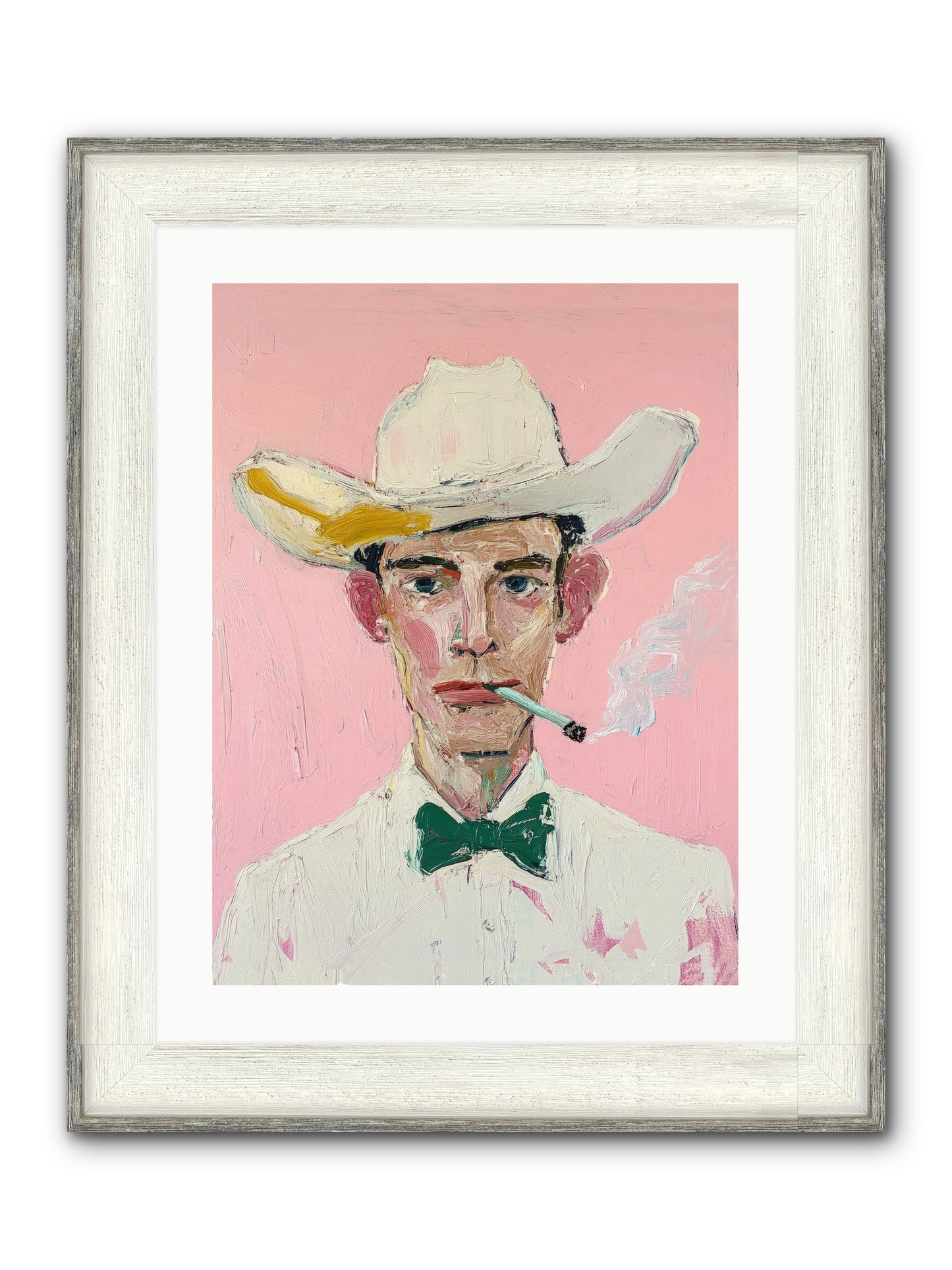 Ranch Royalty Framed Print - Driftwood White 18x24