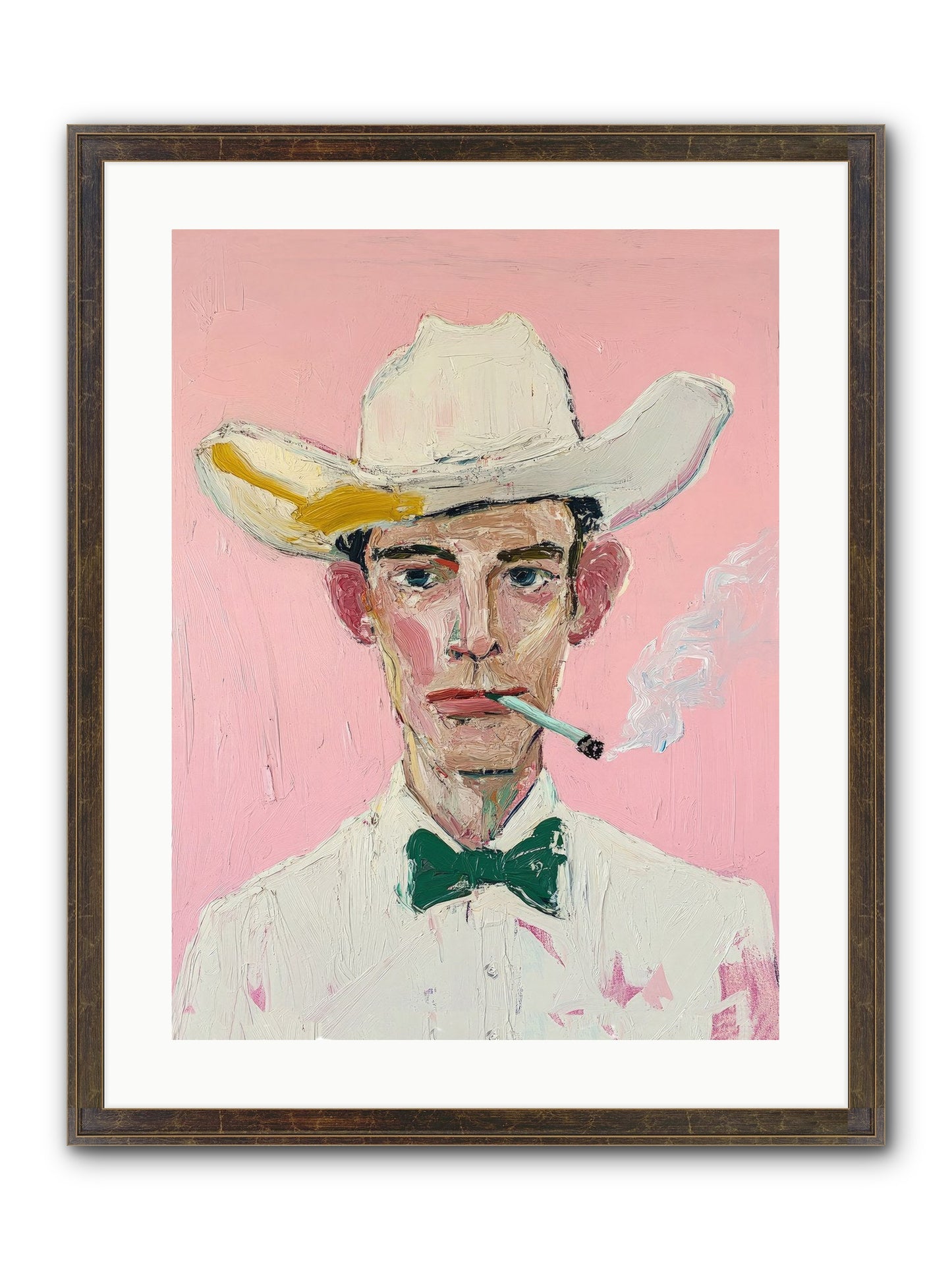 Ranch Royalty Framed Print - Slimwoods Black/Gold 18x24