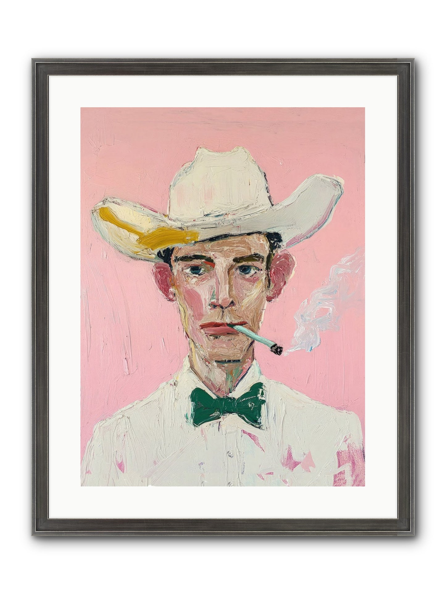 Ranch Royalty Framed Print - Slimwoods Black/Silver 18x24