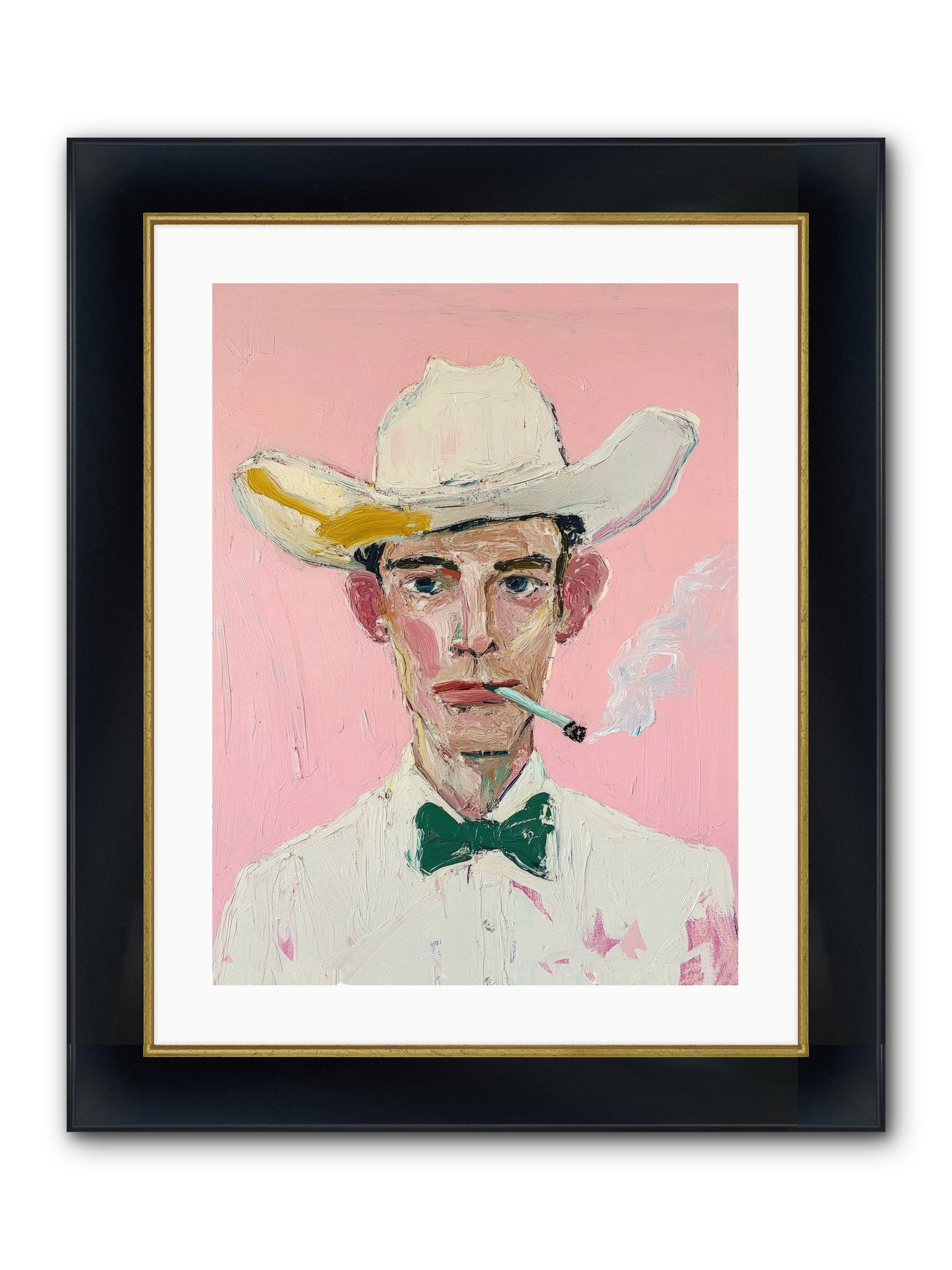 Ranch Royalty Framed Print - Wide Black w/Gold 18x24