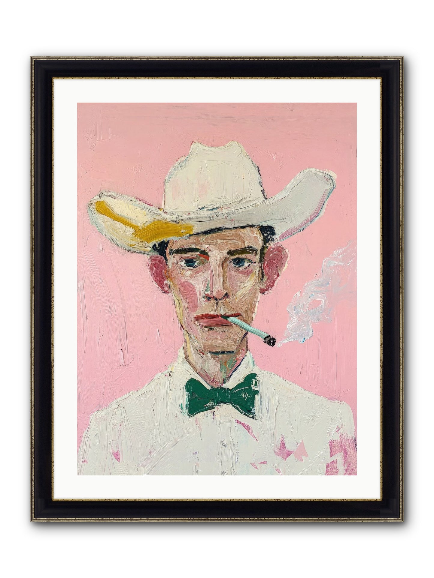 Ranch Royalty Framed Print - Black & Gold 24x32