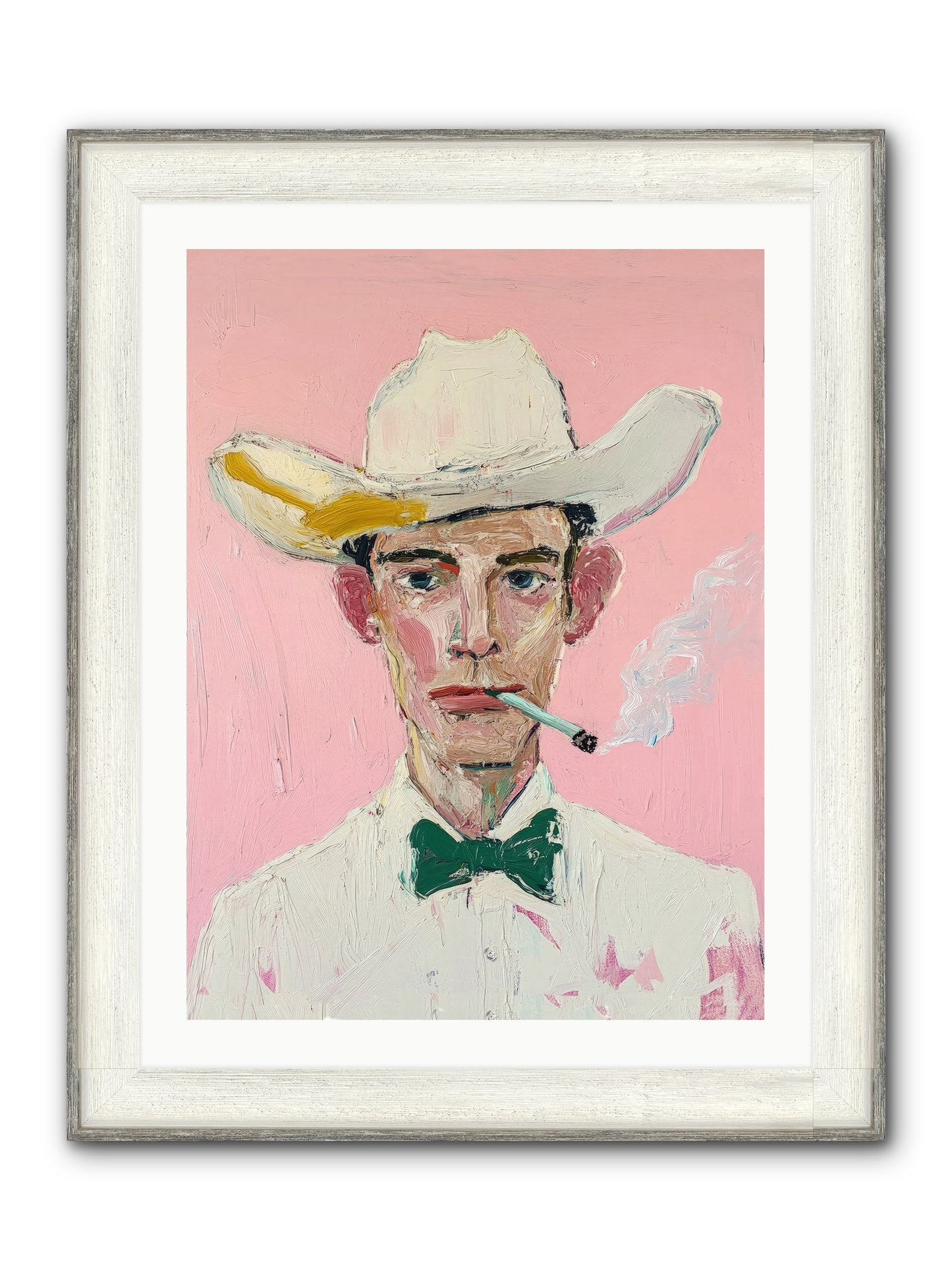 Ranch Royalty Framed Print - Driftwood White 24x32