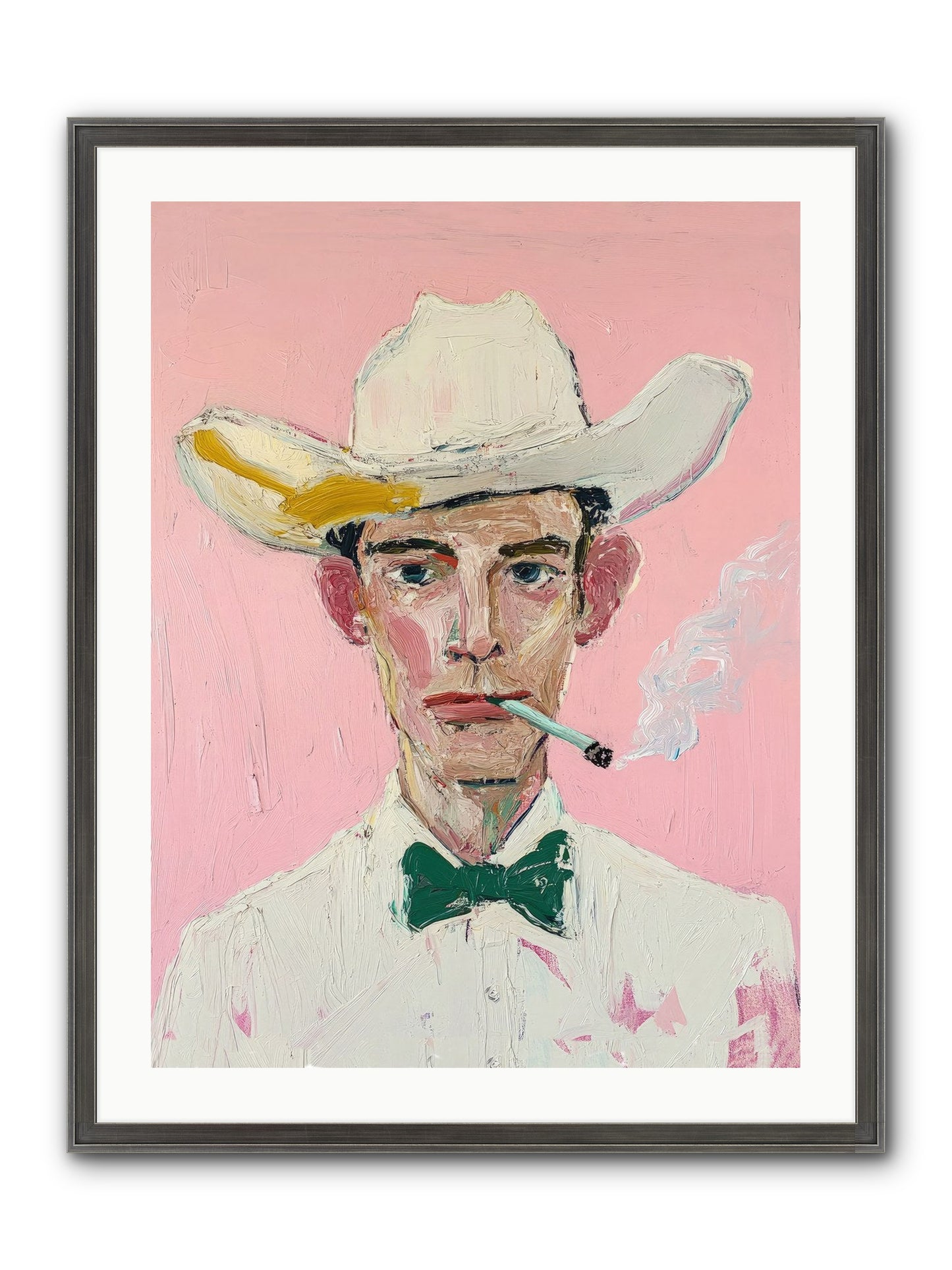 Ranch Royalty Framed Print - Slimwoods Black/Silver 24x32