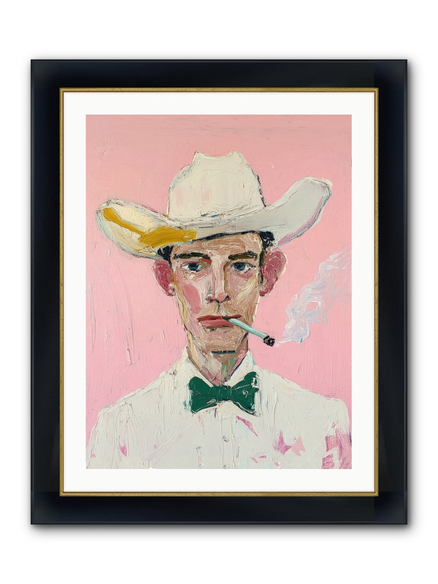 Ranch Royalty Framed Print - Wide Black w/Gold 24x32