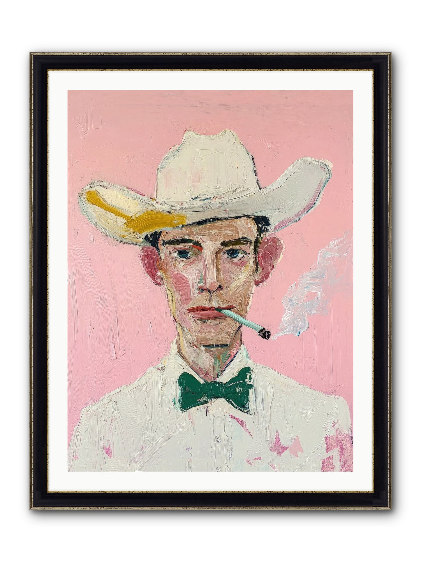 Ranch Royalty Framed Print - Black & Gold 30x40