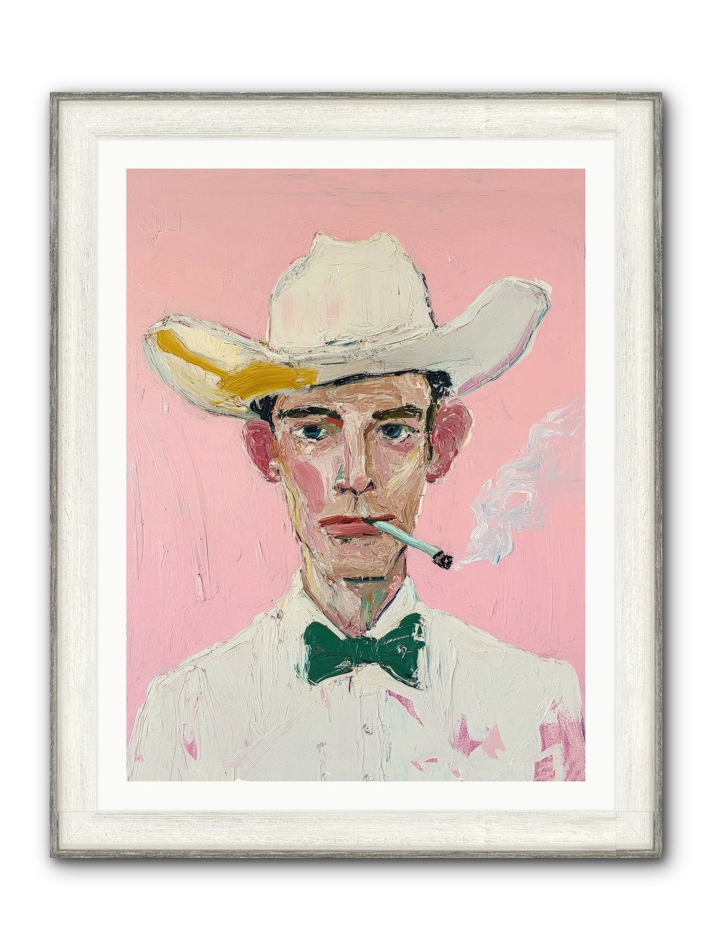 Ranch Royalty Framed Print - Driftwood White 30x40