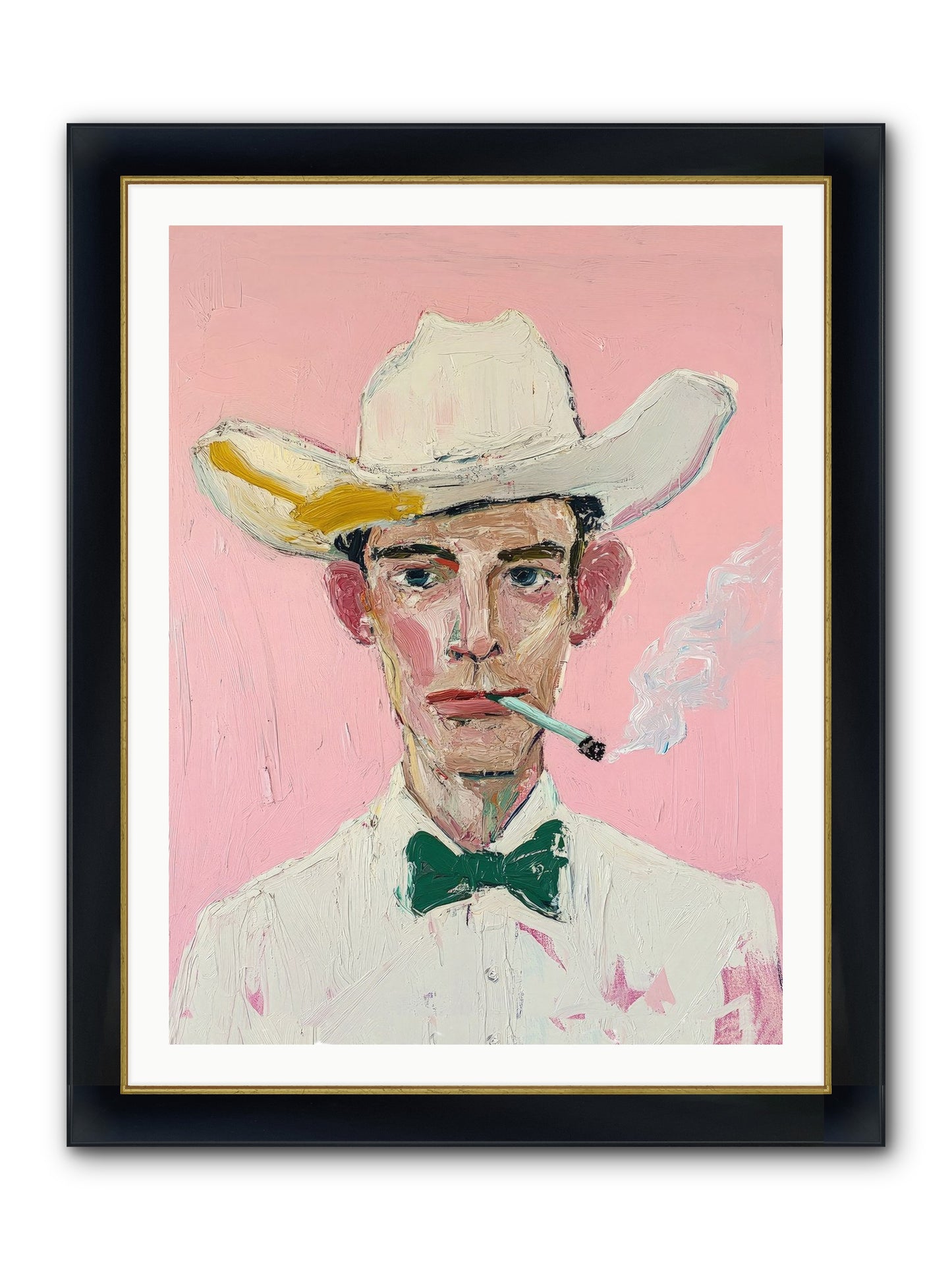 Ranch Royalty Framed Print - Wide Black w/Gold 30x40
