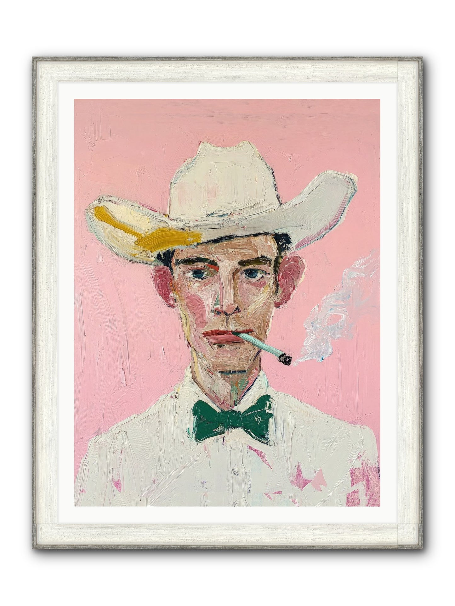 Ranch Royalty Framed Print - Driftwood White 36x48