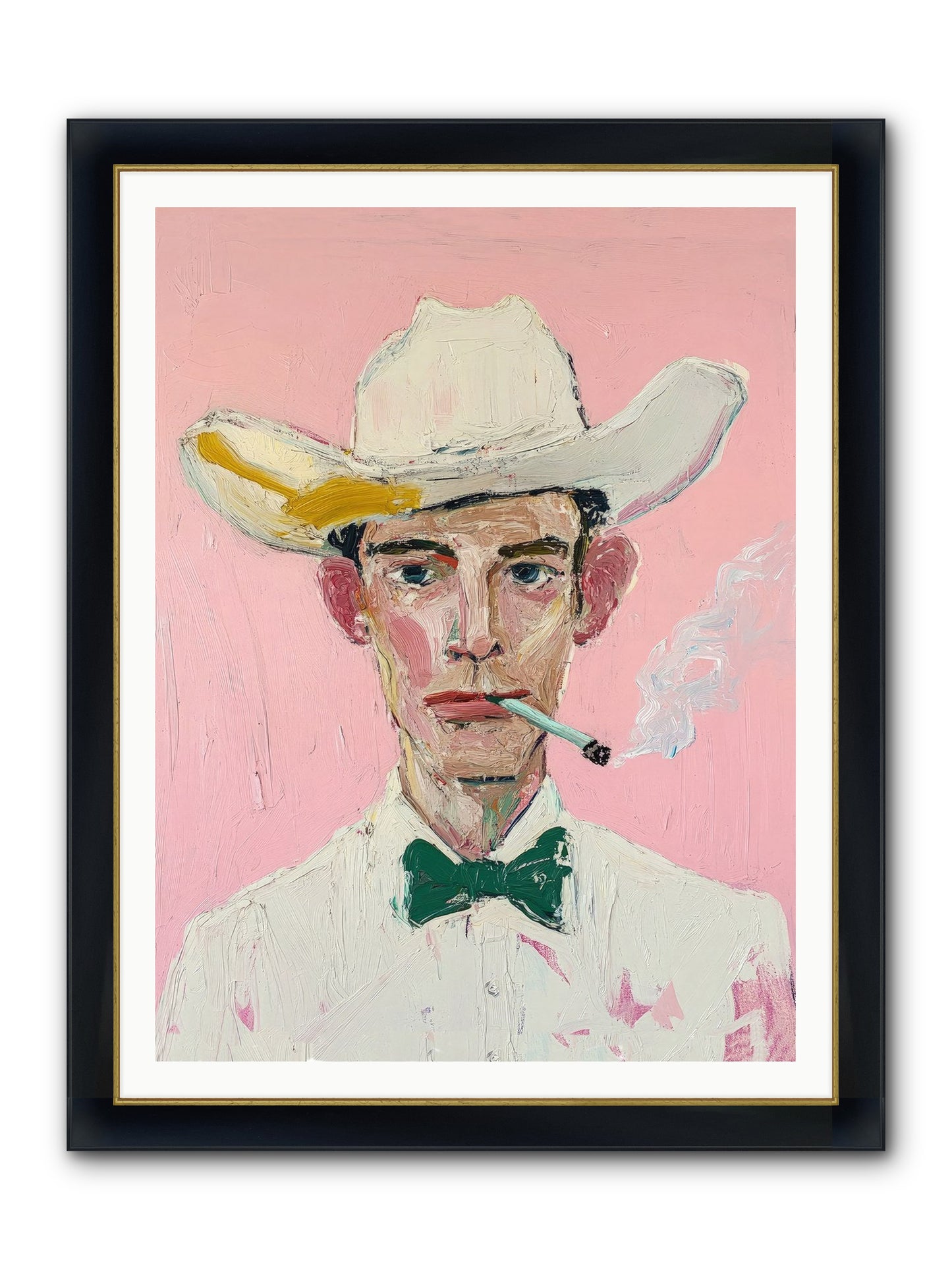 Ranch Royalty Framed Print - Wide Black w/Gold 36x48