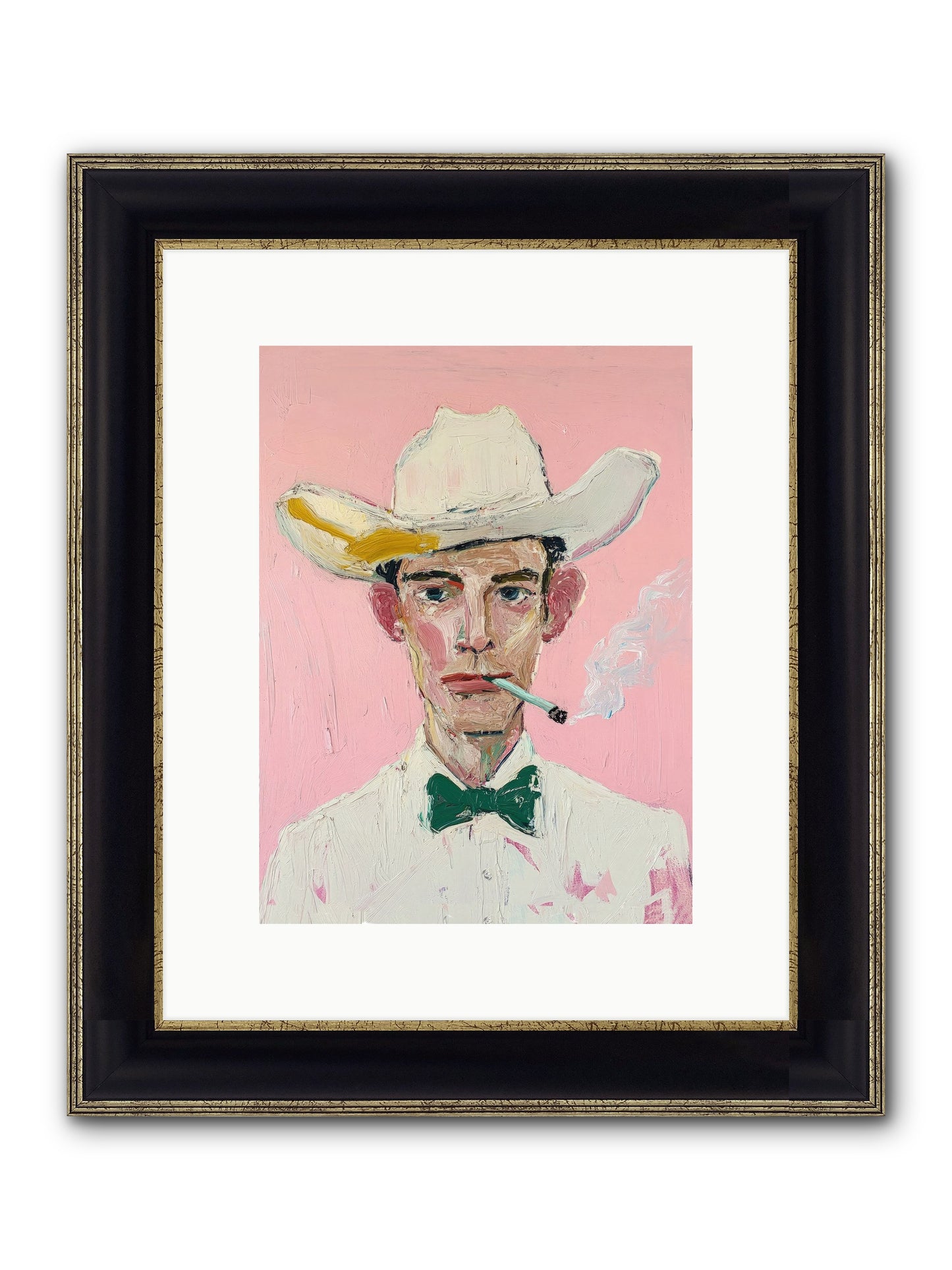 Ranch Royalty Framed Print - Black & Gold 9x12