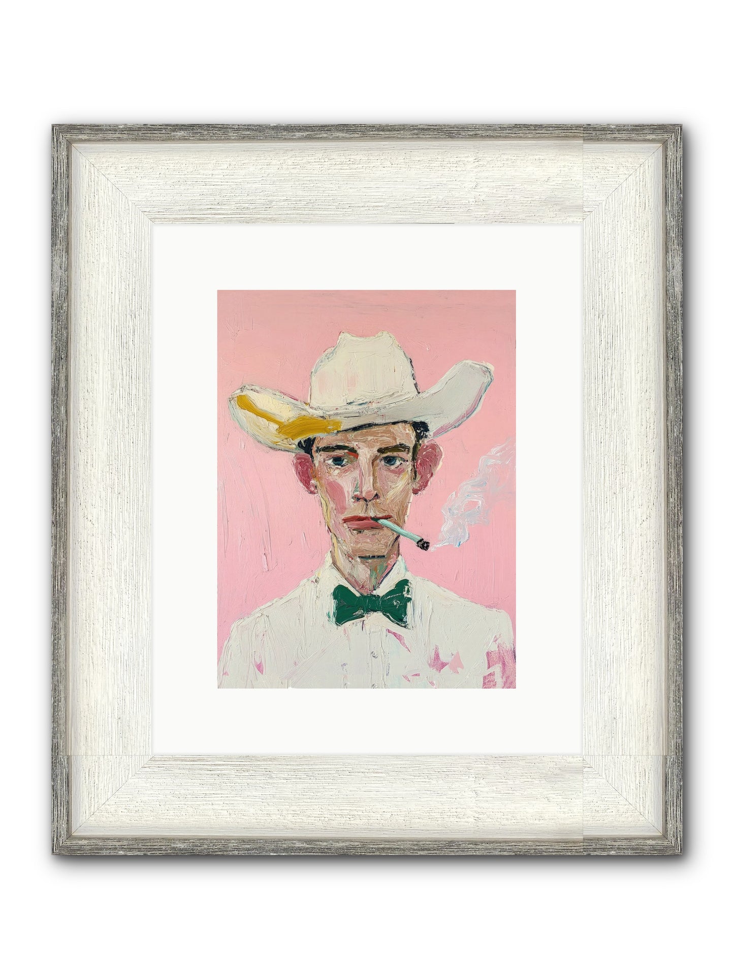 Ranch Royalty Framed Print - Driftwood White 9x12