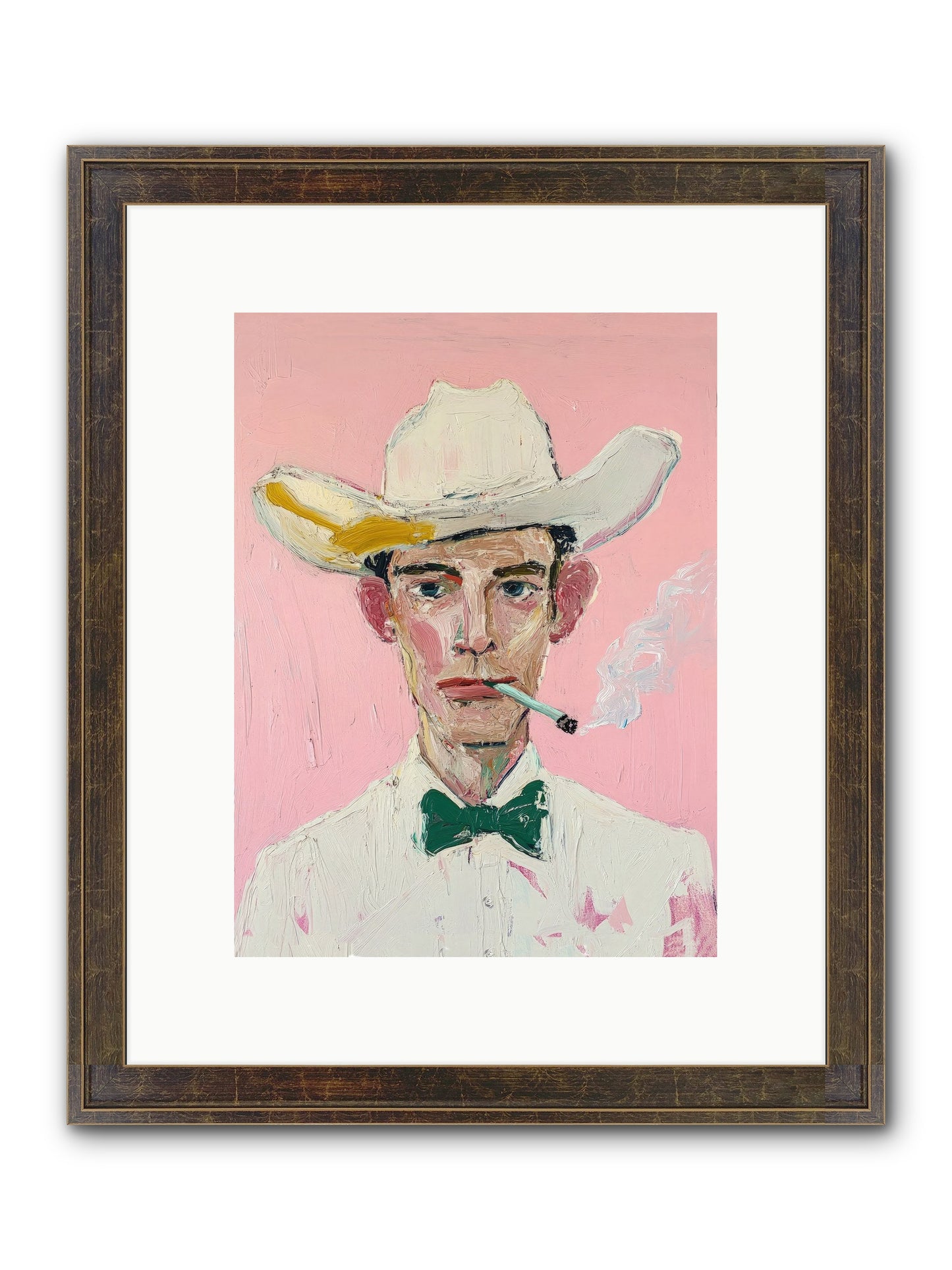 Ranch Royalty Framed Print - Slimwoods Black/Gold 9x12