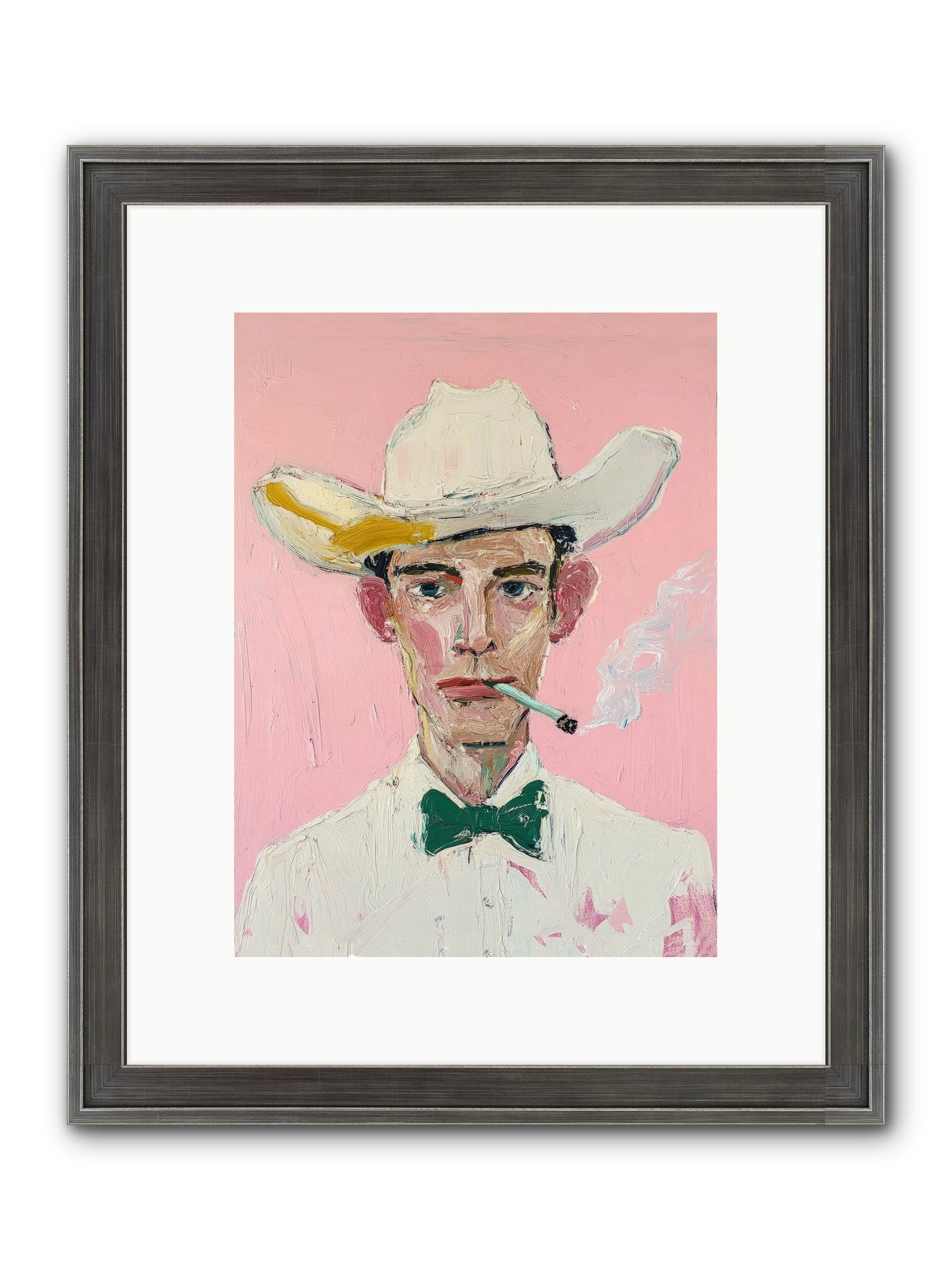 Ranch Royalty Framed Print - Slimwoods Black/Silver 9x12