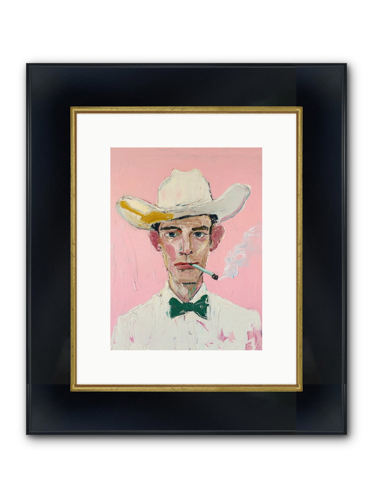 Ranch Royalty Framed Print - Wide Black w/Gold 9x12