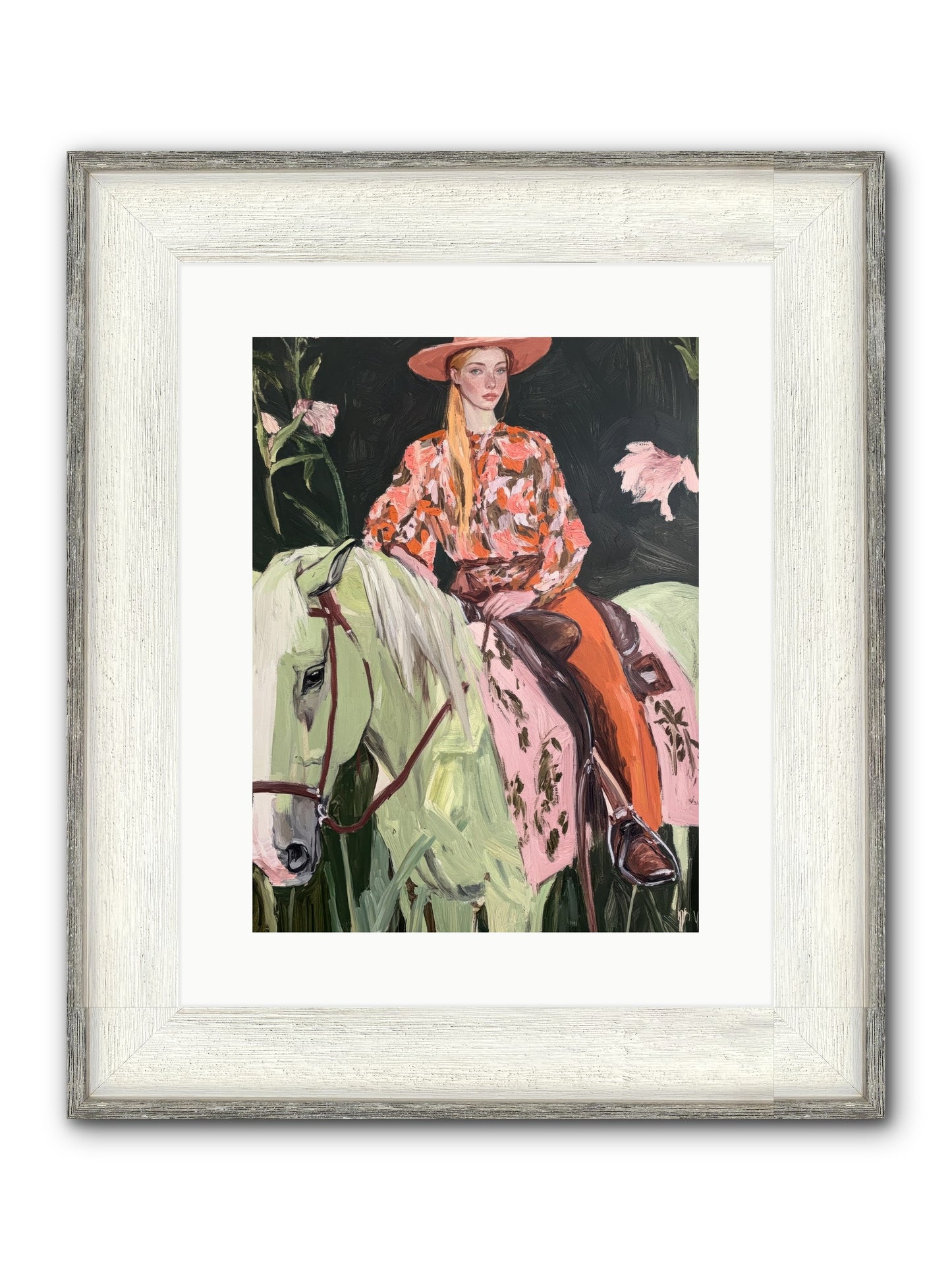 Range Boss Framed Print - Driftwood White 12x16