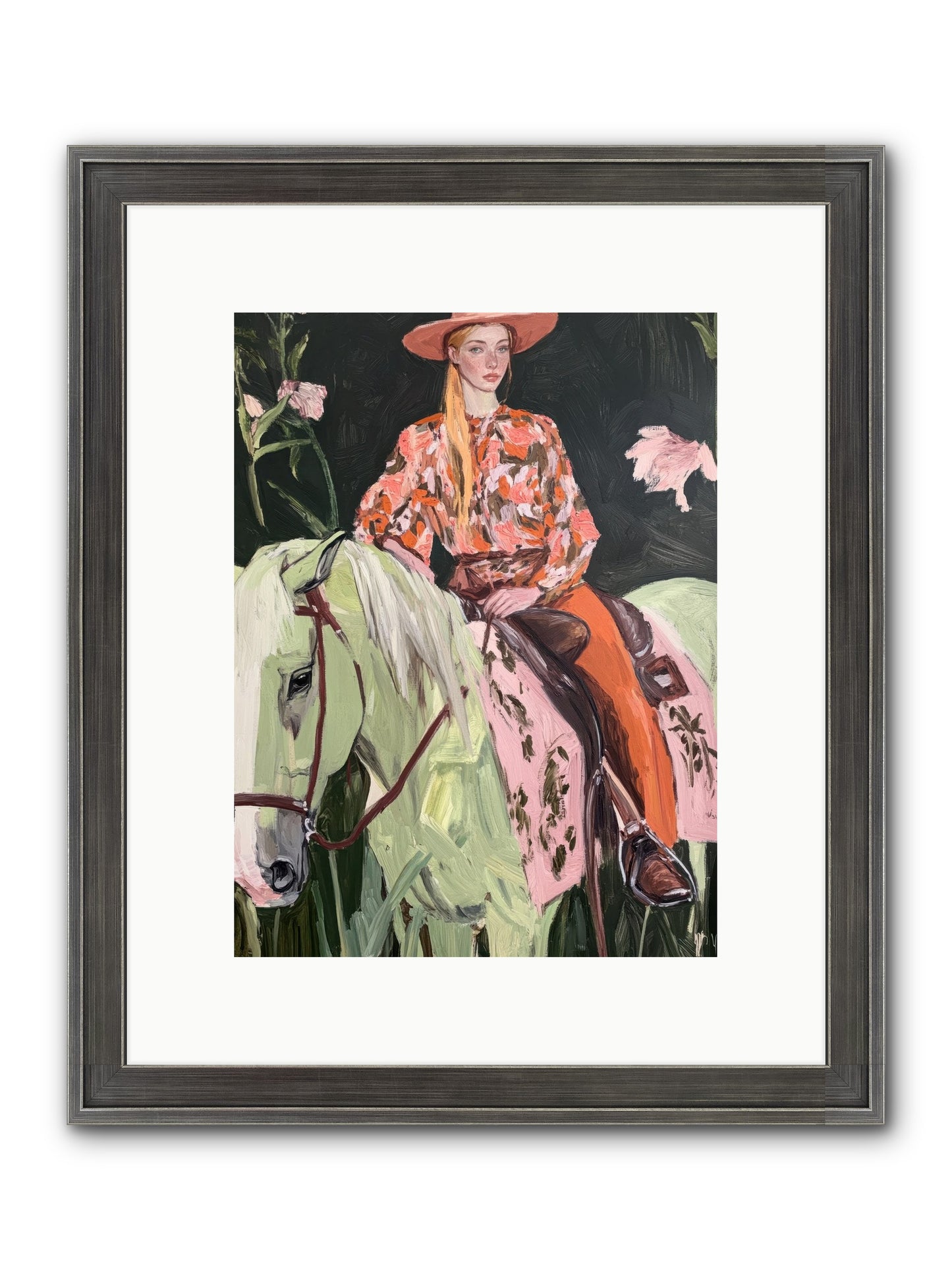 Range Boss Framed Print - Slimwoods Black/Silver 9x12