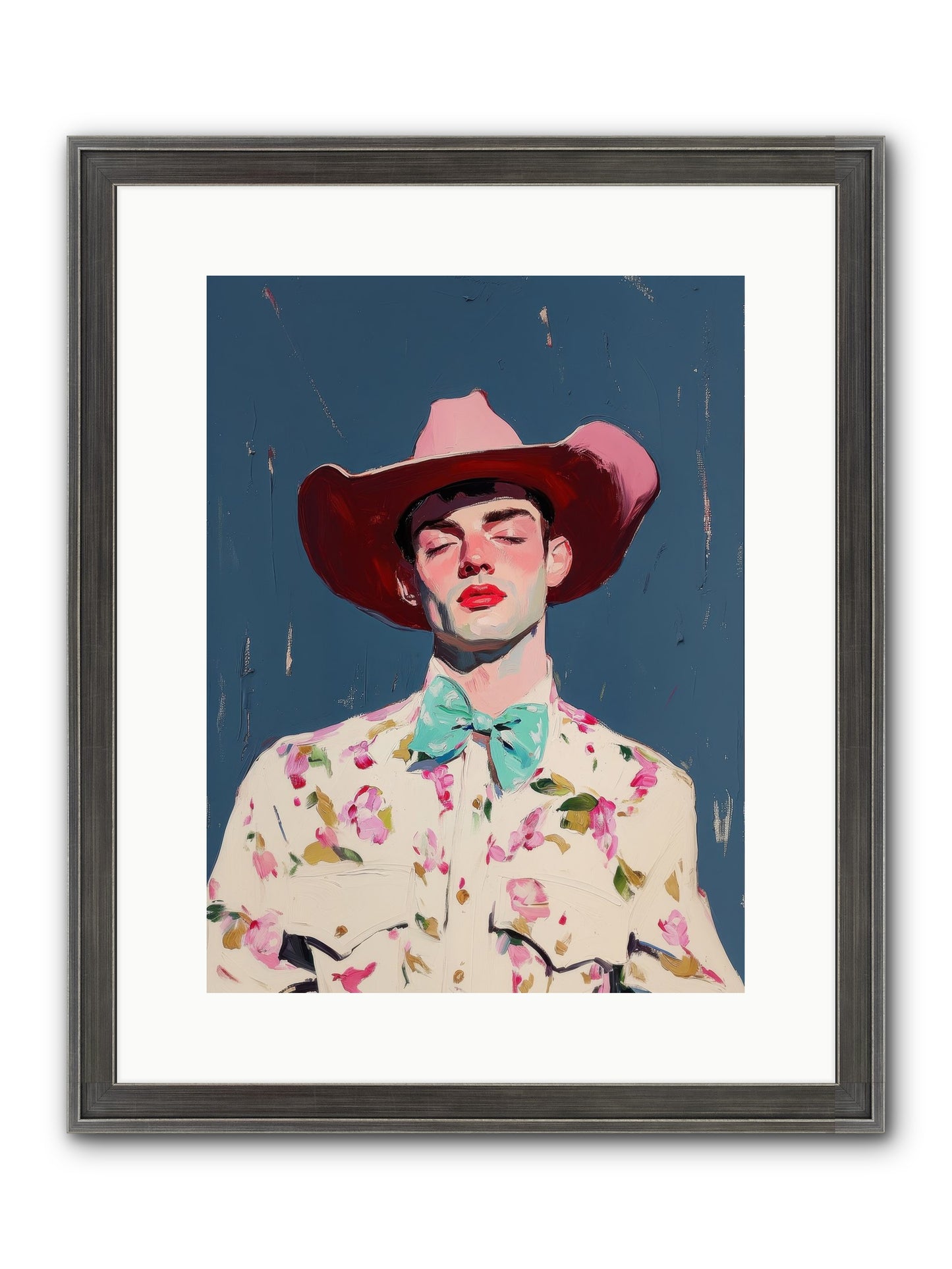 Range Lord Framed Print - Slimwoods Black/Silver 12x16