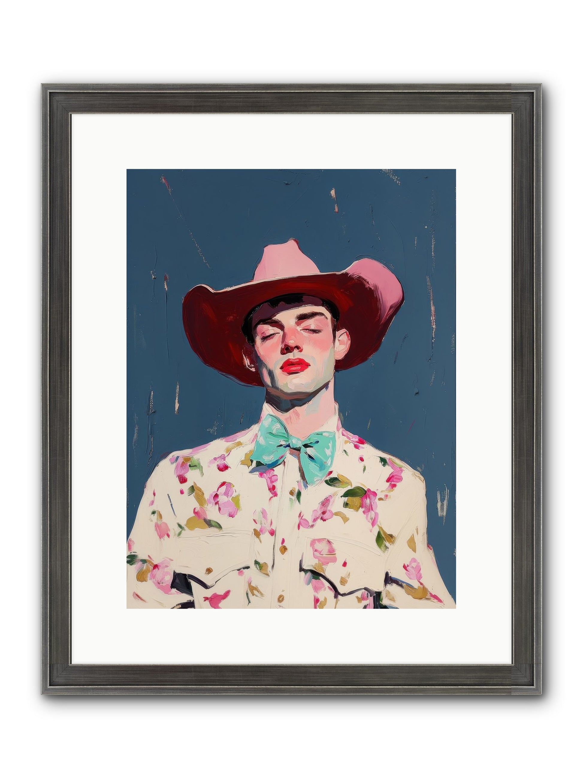 Range Lord Framed Print - Slimwoods Black/Silver 12x16
