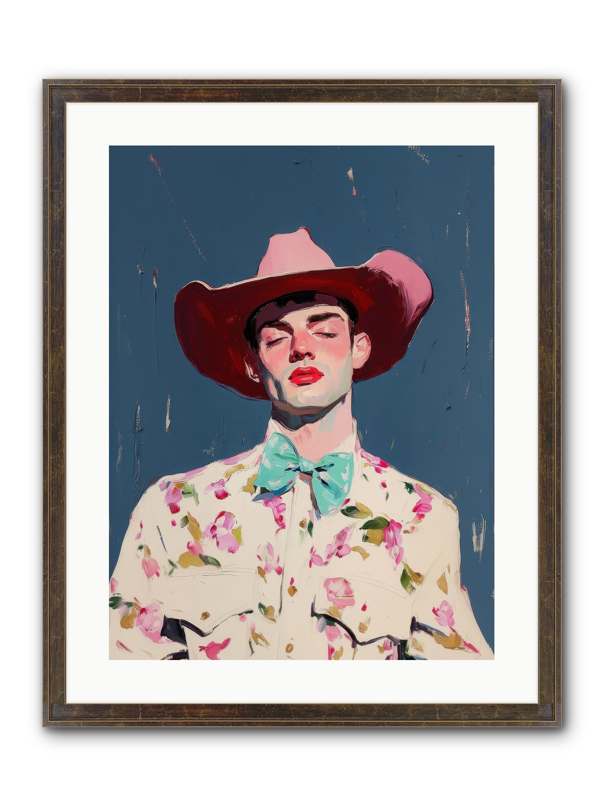Range Lord Framed Print - Slimwoods Black/Gold 18x24