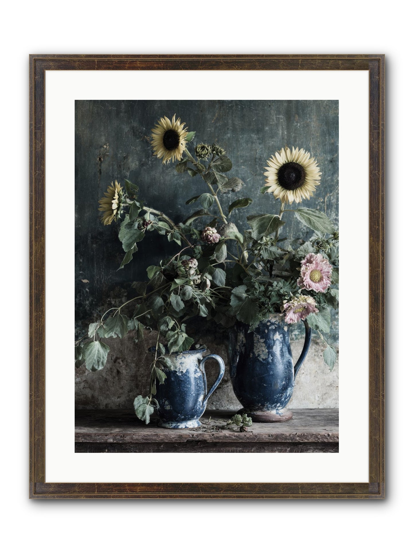 Ranier Framed Print - Slimwoods Black/Gold 18x24