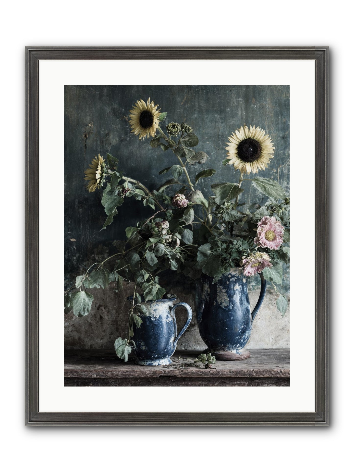 Ranier Framed Print - Slimwoods Black/Silver 18x24