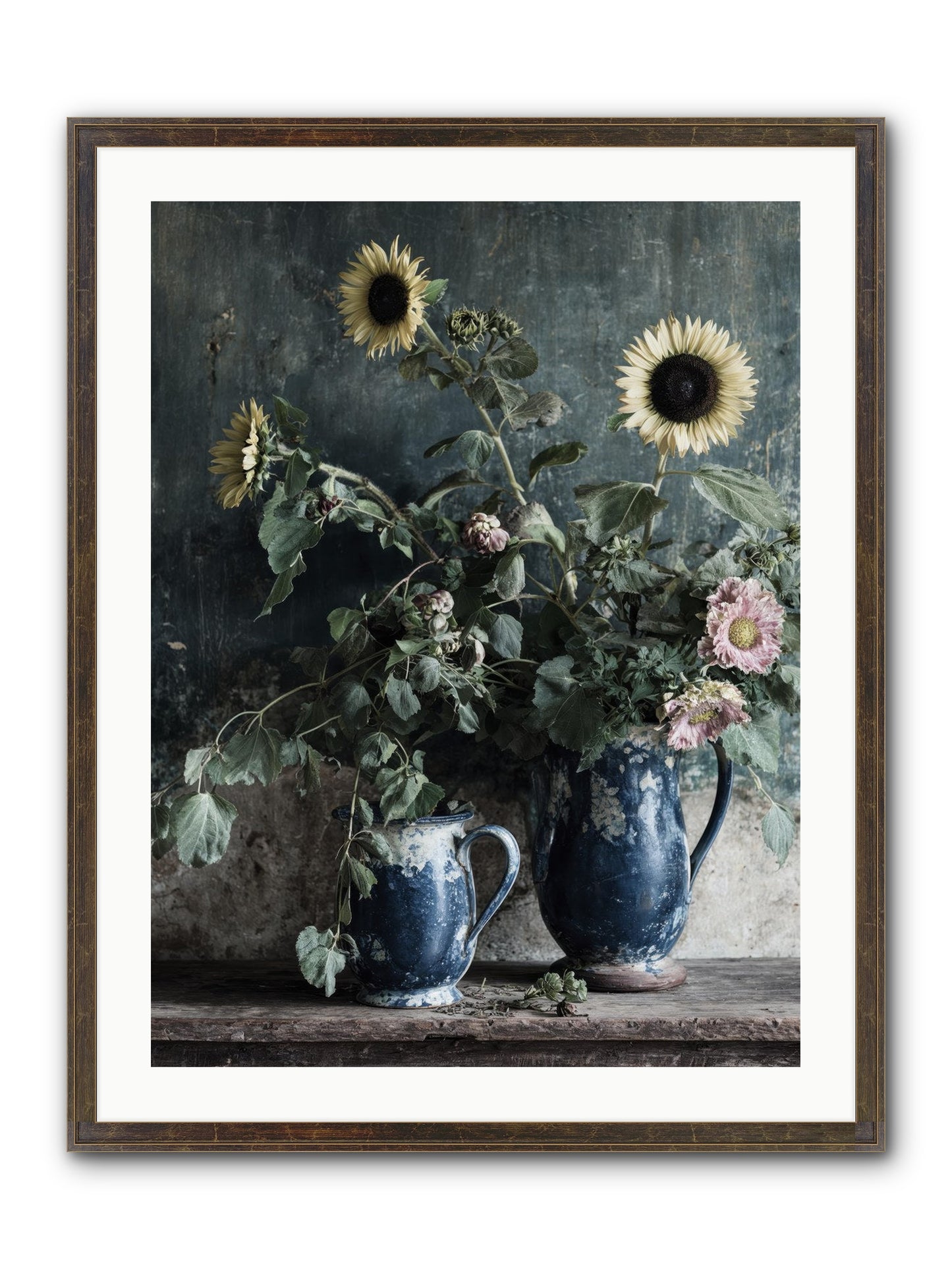 Ranier Framed Print - Slimwoods Black/Gold 24x32