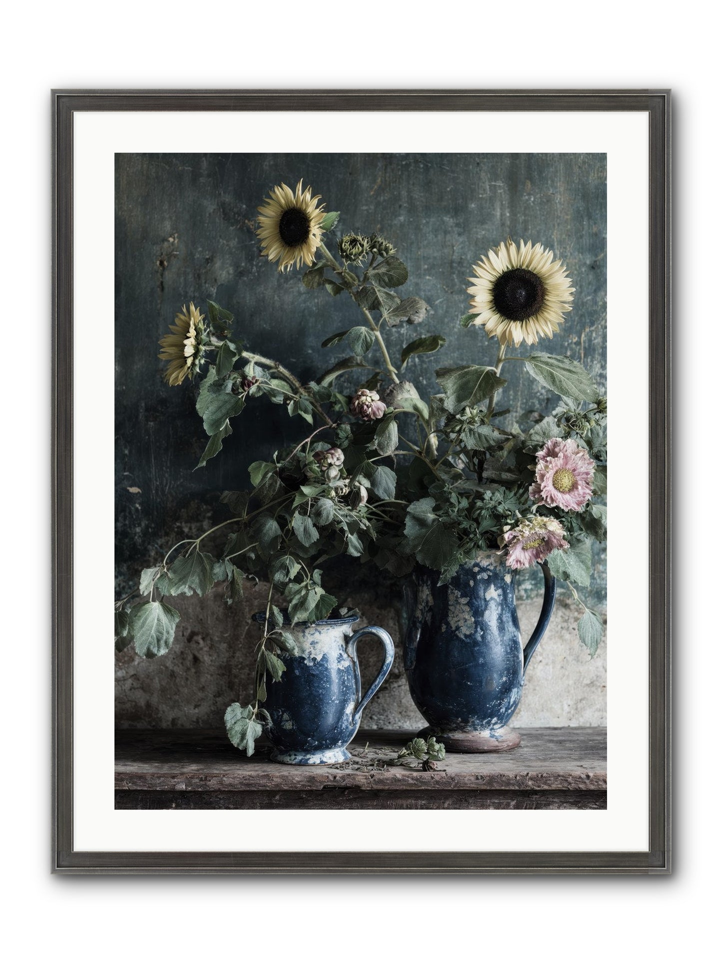 Ranier Framed Print - Slimwoods Black/Silver 24x32